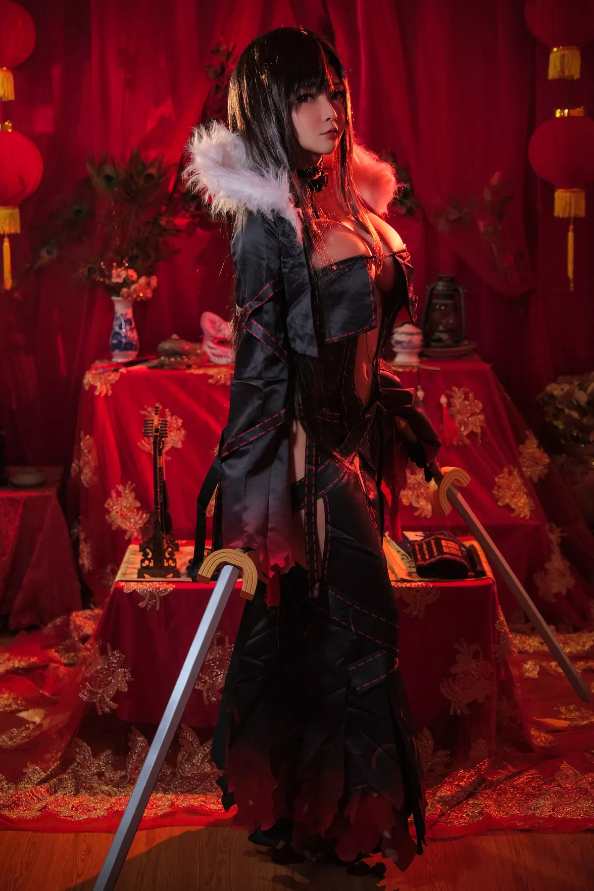 ren 妩媚 虞美人 Yu Potato 密拍 Cosplay Mei Godzilla 仙女