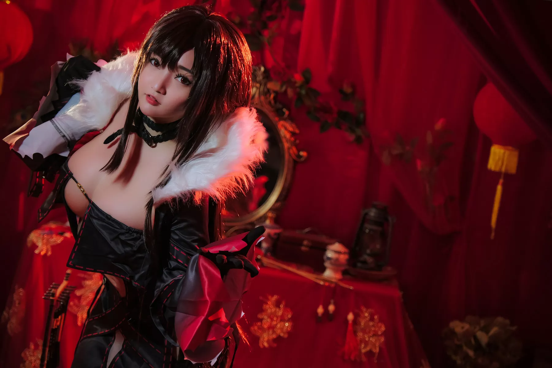 ren 妩媚 虞美人 Yu Potato 密拍 Cosplay Mei Godzilla 仙女
