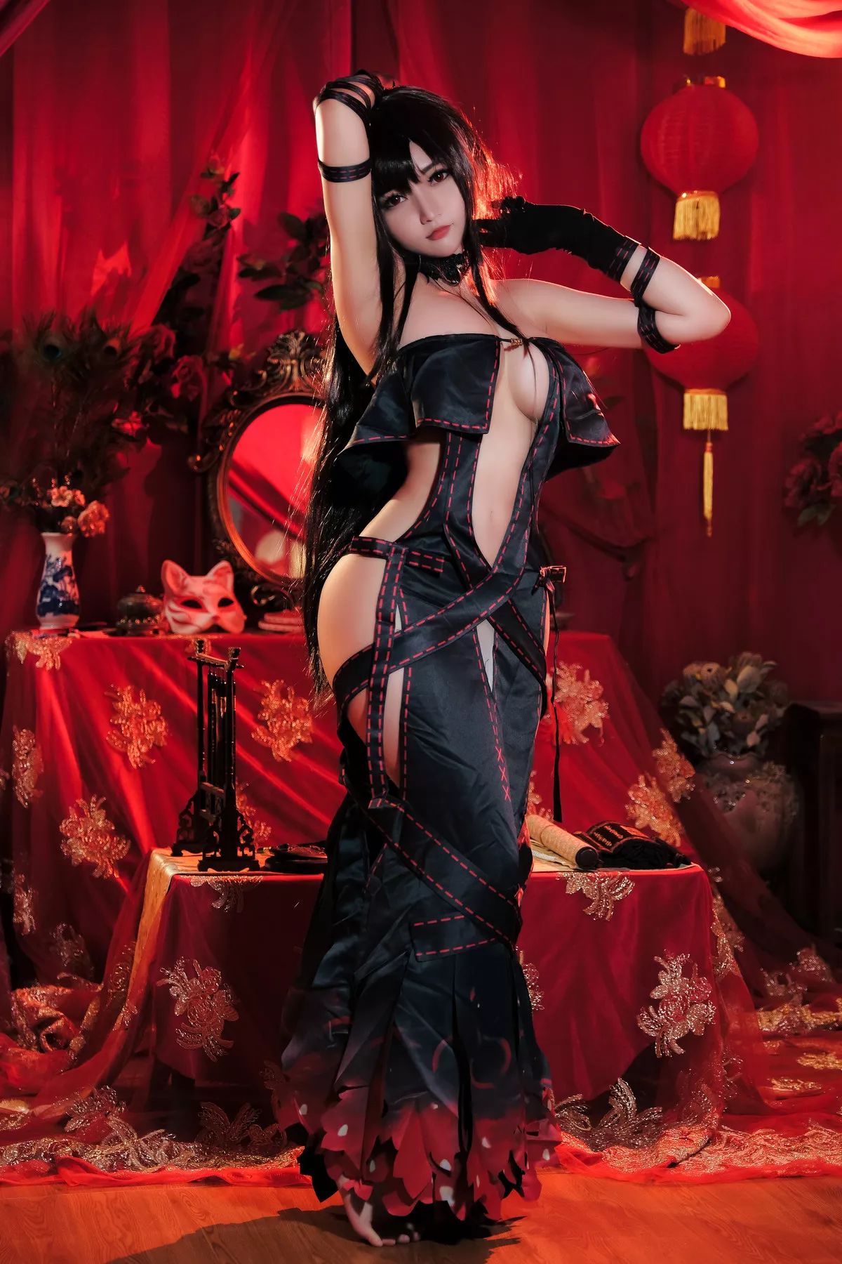 ren 妩媚 虞美人 Yu Potato 密拍 Cosplay Mei Godzilla 仙女