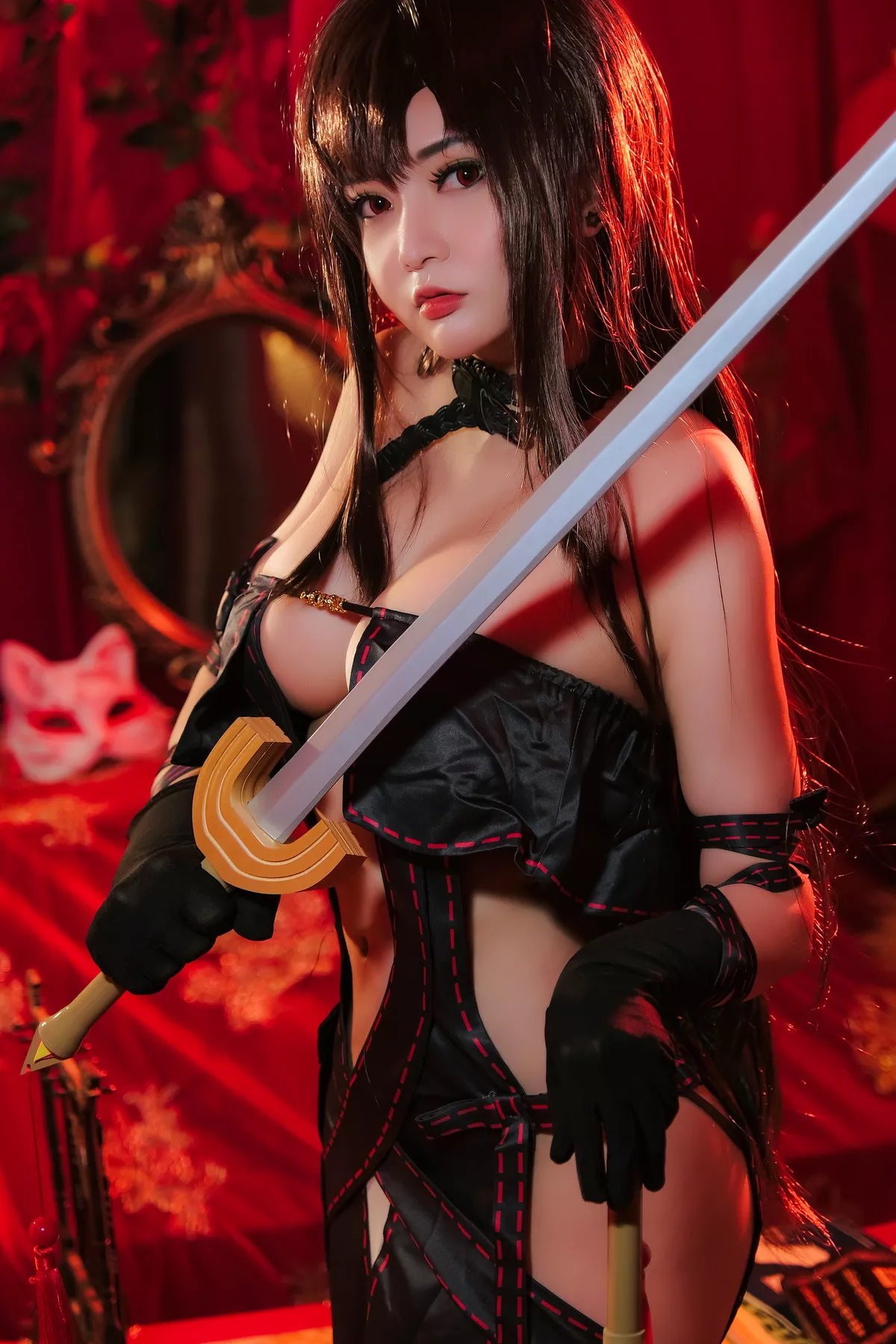 ren 妩媚 虞美人 Yu Potato 密拍 Cosplay Mei Godzilla 仙女