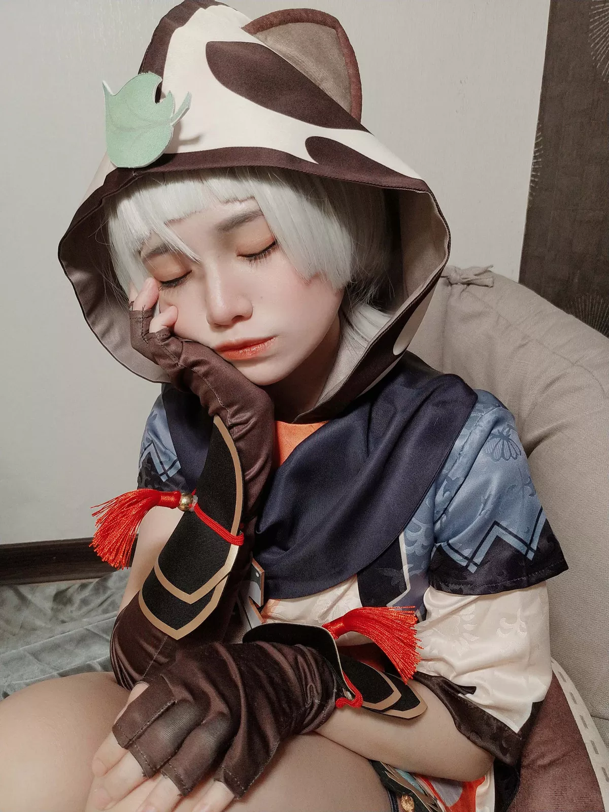 早柚 Cosplay 原神) 撩人 Sayu 尤物 Impact Itsukichan 私摄 (Genshin 斋斋いつき