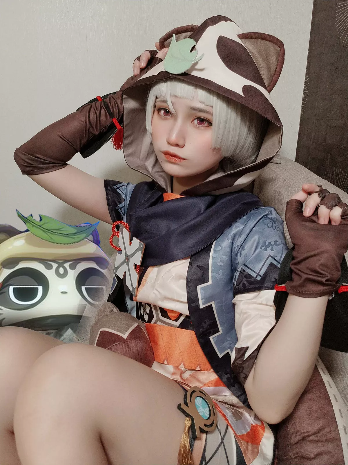 早柚 Cosplay 原神) 撩人 Sayu 尤物 Impact Itsukichan 私摄 (Genshin 斋斋いつき