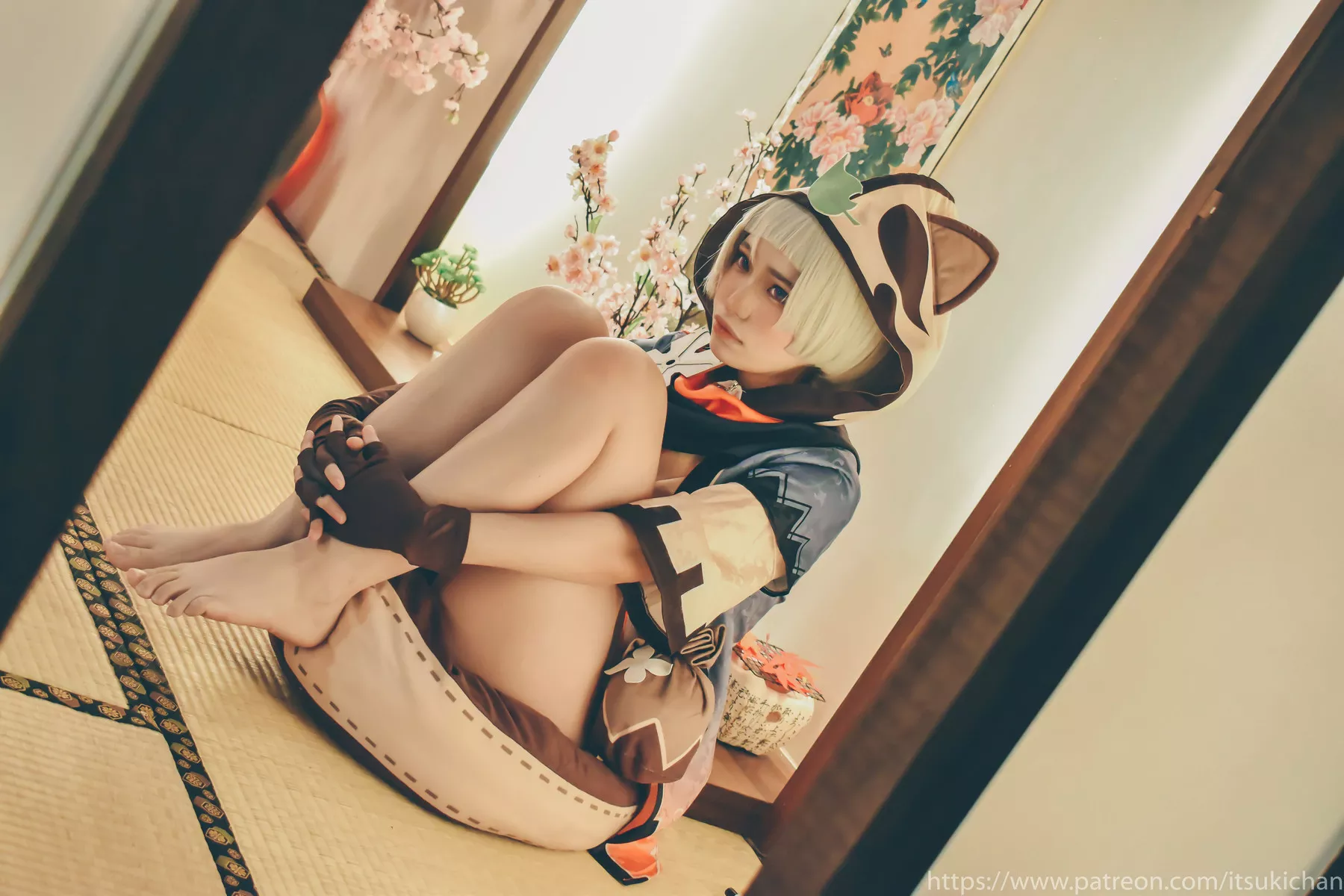早柚 Cosplay 原神) 撩人 Sayu 尤物 Impact Itsukichan 私摄 (Genshin 斋斋いつき