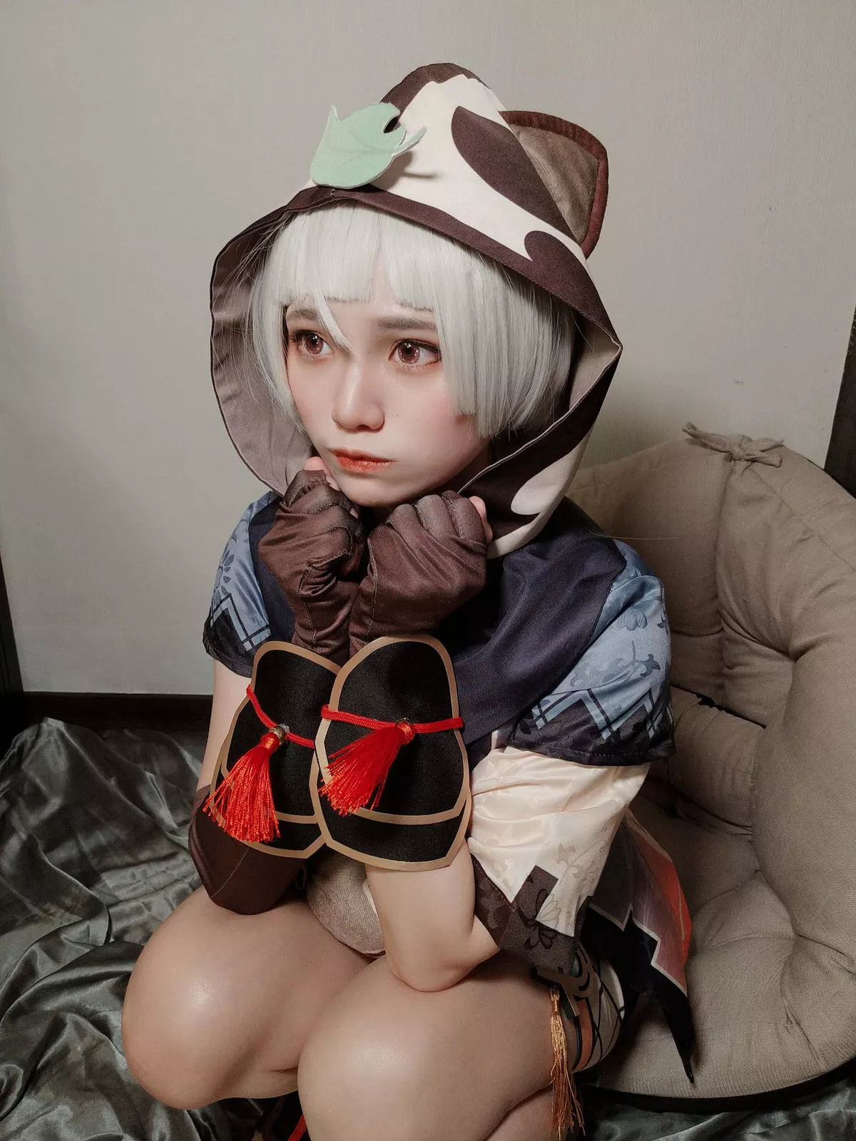 早柚 Cosplay 原神) 撩人 Sayu 尤物 Impact Itsukichan 私摄 (Genshin 斋斋いつき