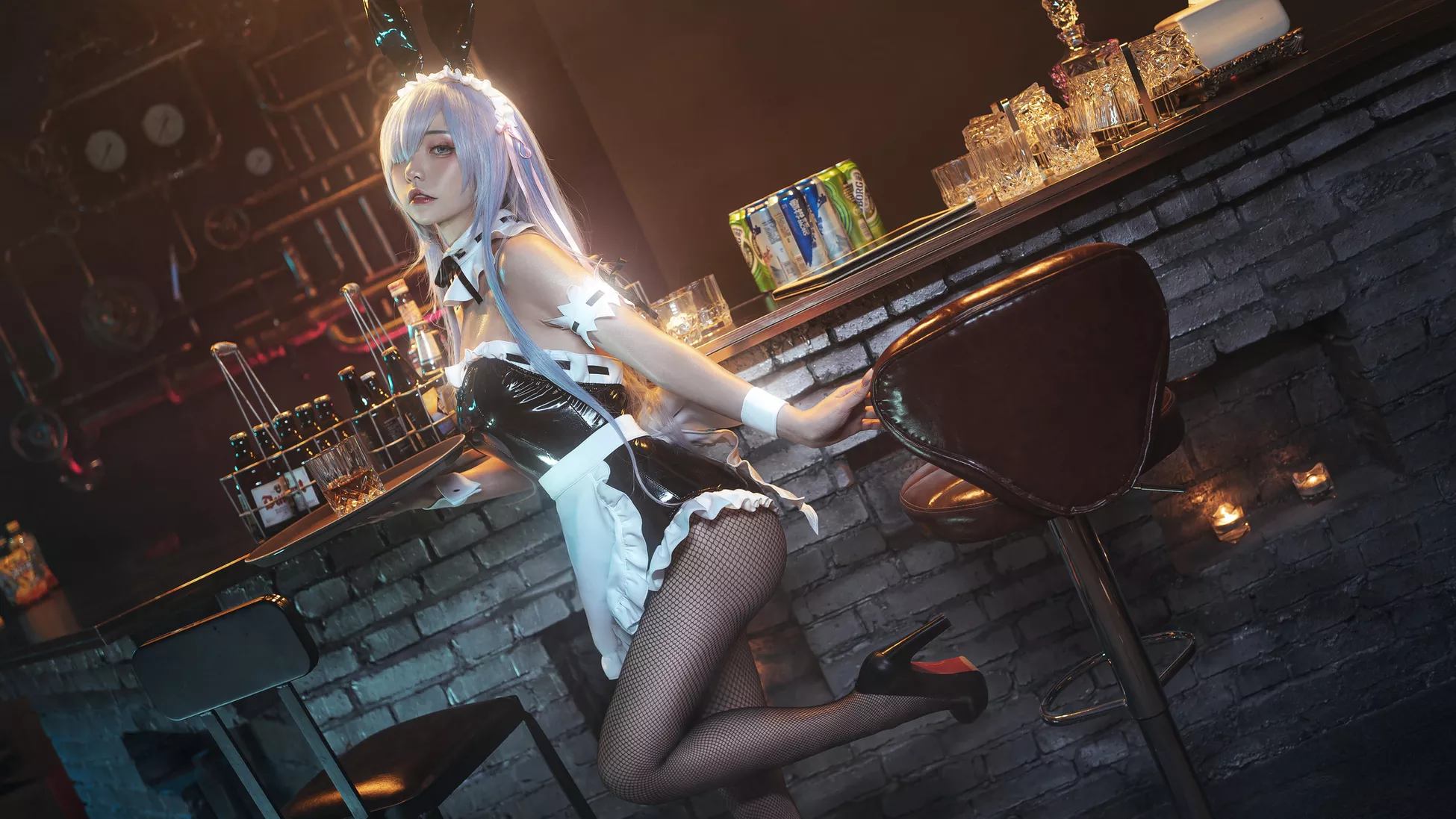 Cosplay Re：从零开始的夜生活 爆机同学 佳人 喵小吉