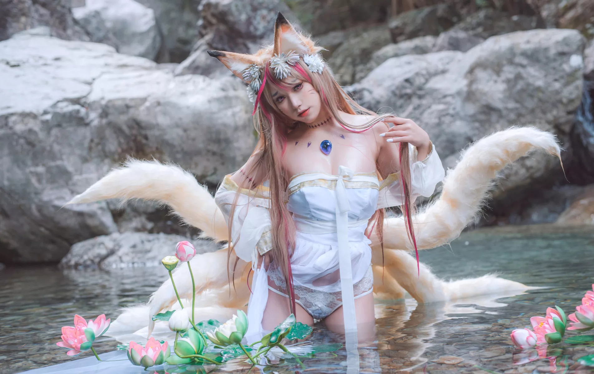 天命之子 玉藻前 美人 Cosplay 一北亦北