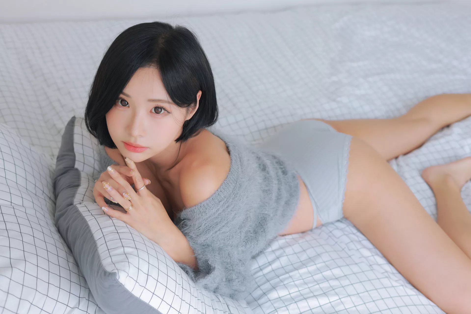 派特隆】 辣模 棒子 写真】 Underwear Habin【Patreon 全集修正