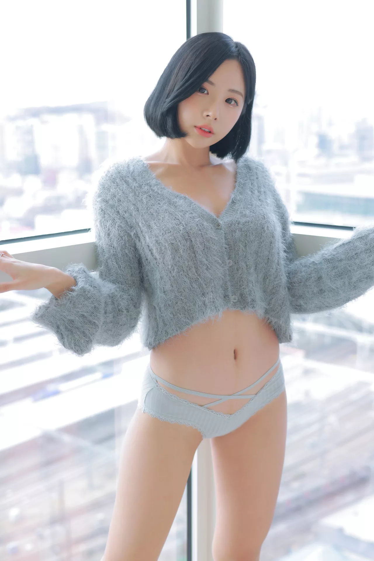 派特隆】 辣模 棒子 写真】 Underwear Habin【Patreon 全集修正