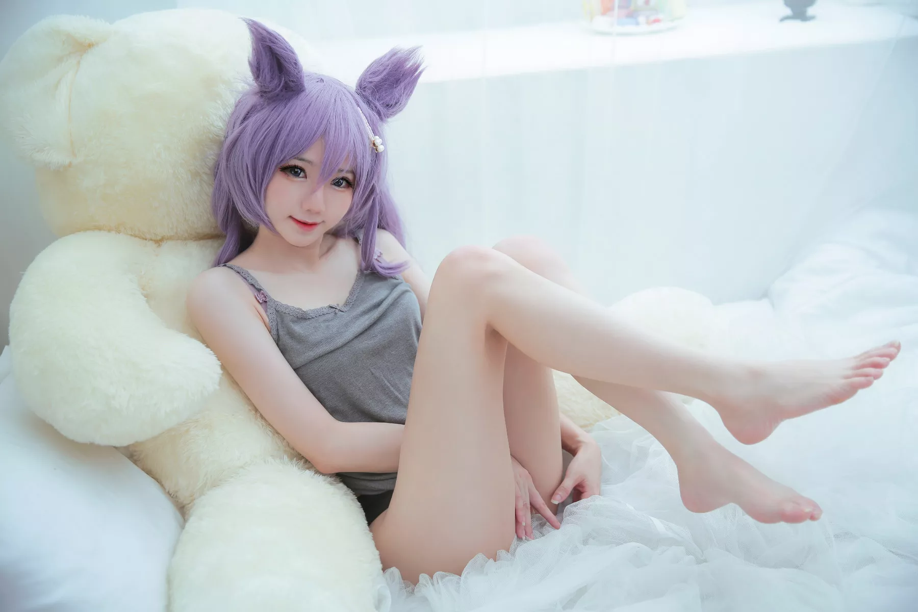 佳人 刻晴 密拍 Keqing 撩人 Cosplay Lingerie Ver. Sally多啦雪