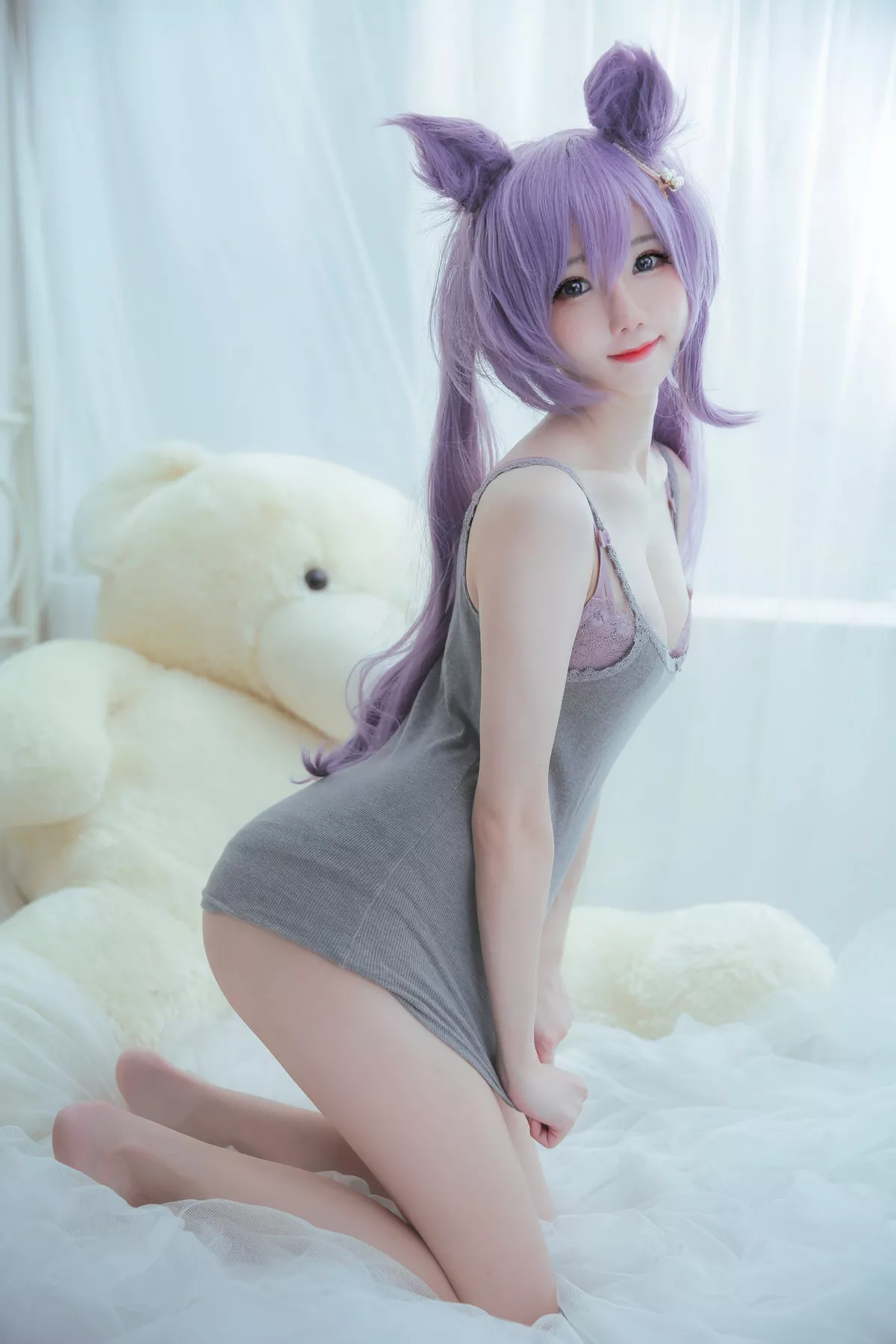 佳人 刻晴 密拍 Keqing 撩人 Cosplay Lingerie Ver. Sally多啦雪