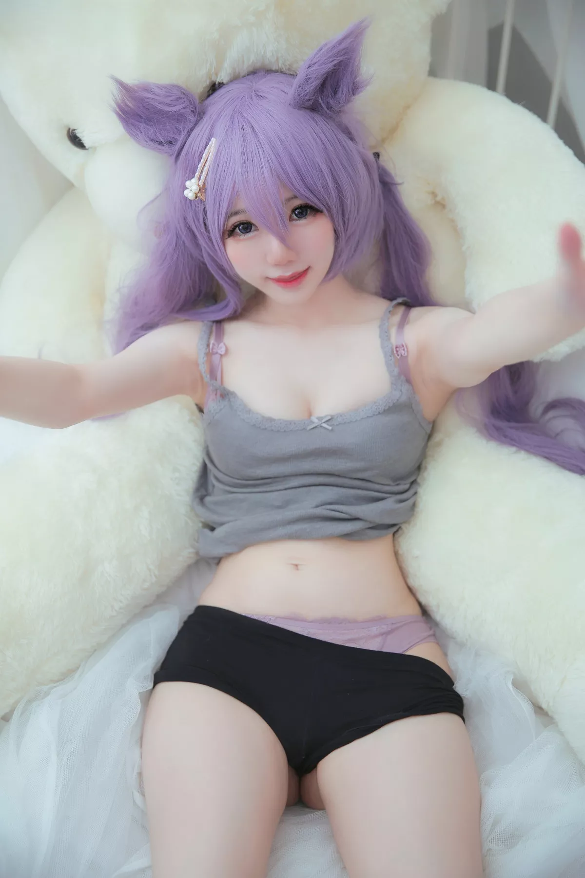佳人 刻晴 密拍 Keqing 撩人 Cosplay Lingerie Ver. Sally多啦雪