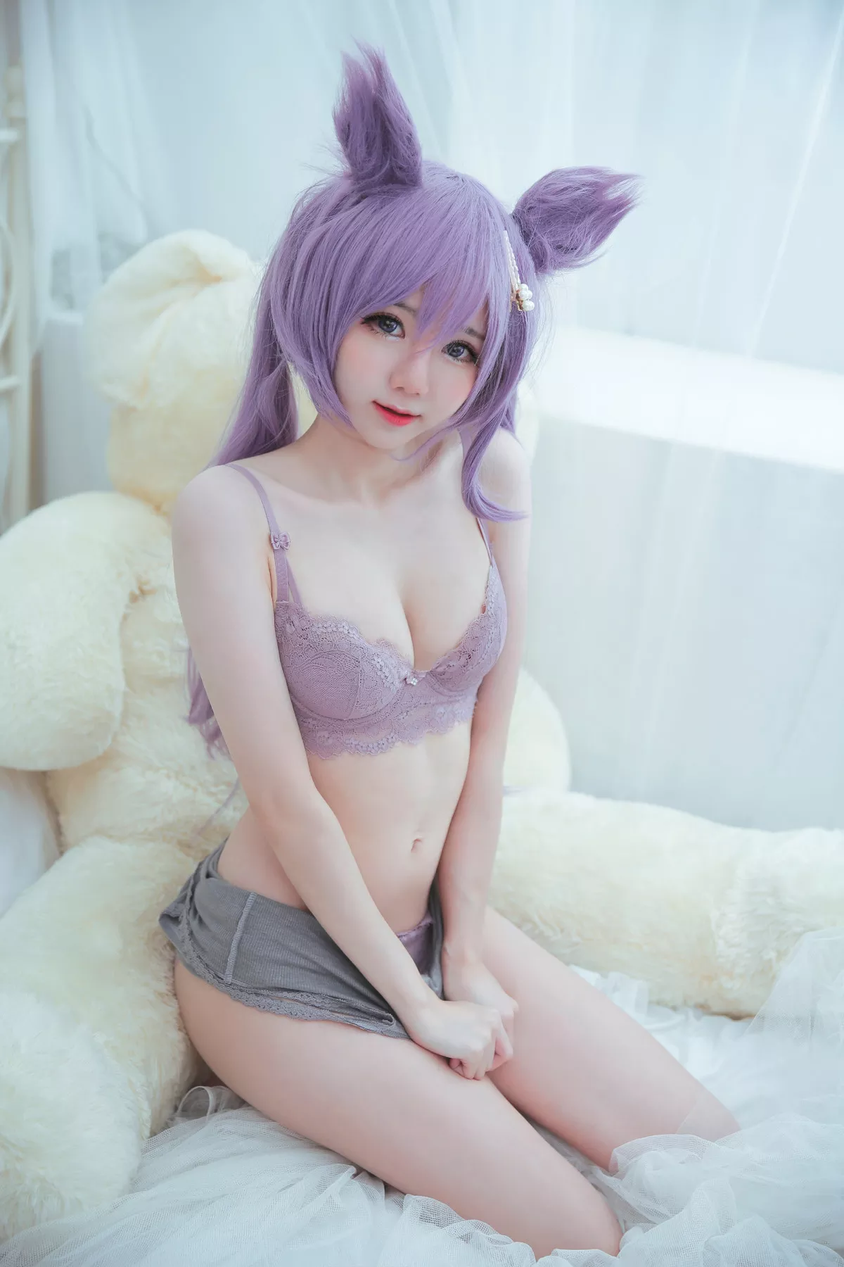 佳人 刻晴 密拍 Keqing 撩人 Cosplay Lingerie Ver. Sally多啦雪