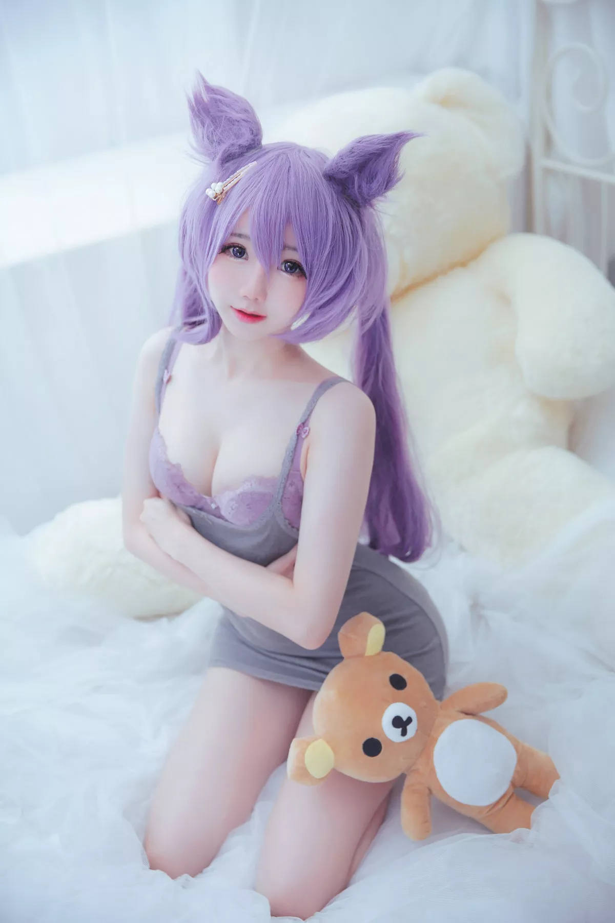 佳人 刻晴 密拍 Keqing 撩人 Cosplay Lingerie Ver. Sally多啦雪