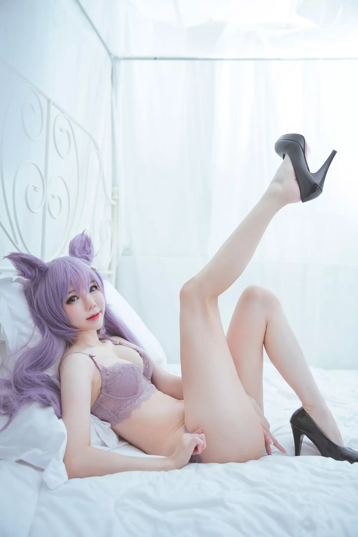 佳人 刻晴 密拍 Keqing 撩人 Cosplay Lingerie Ver. Sally多啦雪