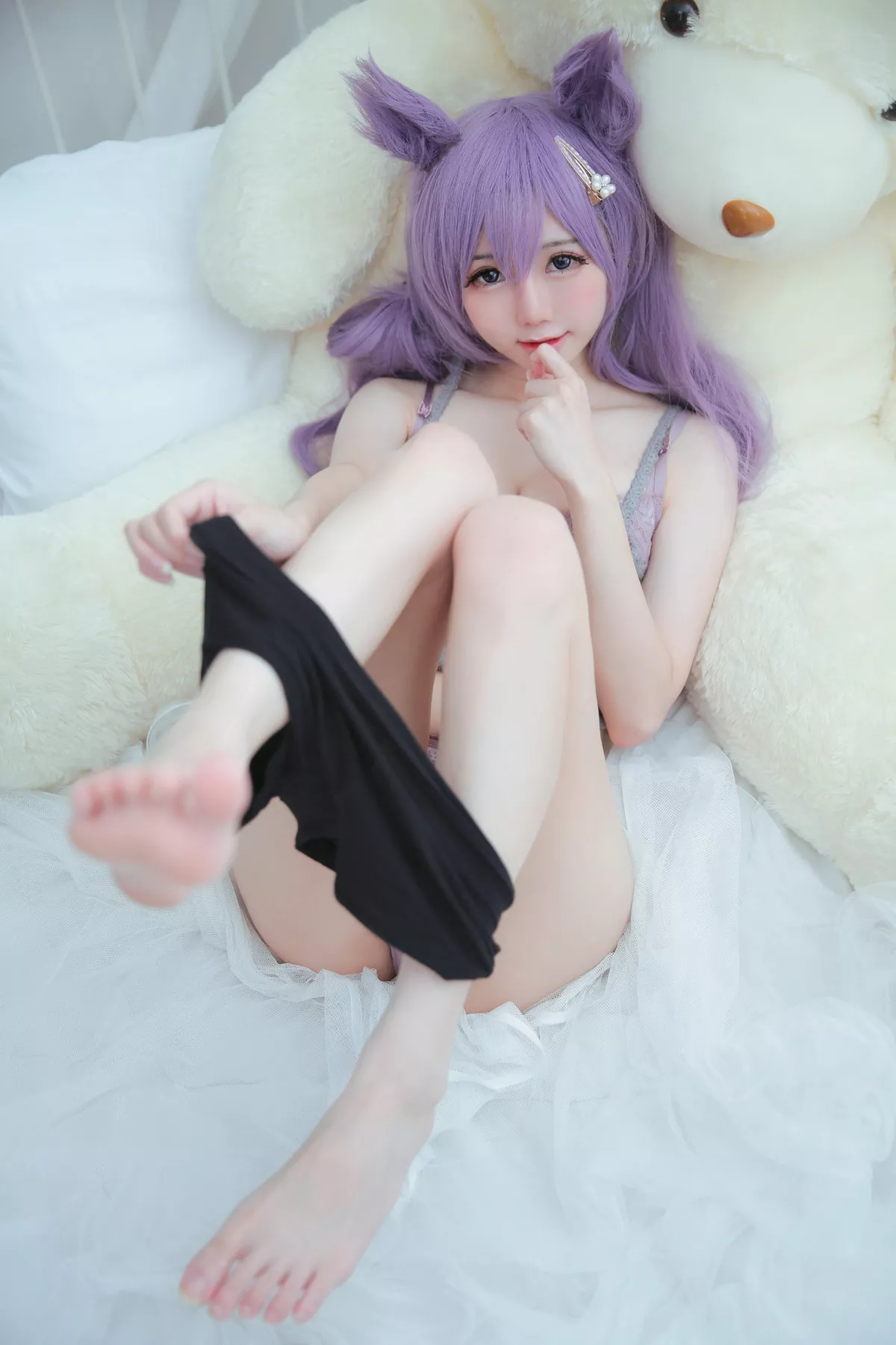 佳人 刻晴 密拍 Keqing 撩人 Cosplay Lingerie Ver. Sally多啦雪
