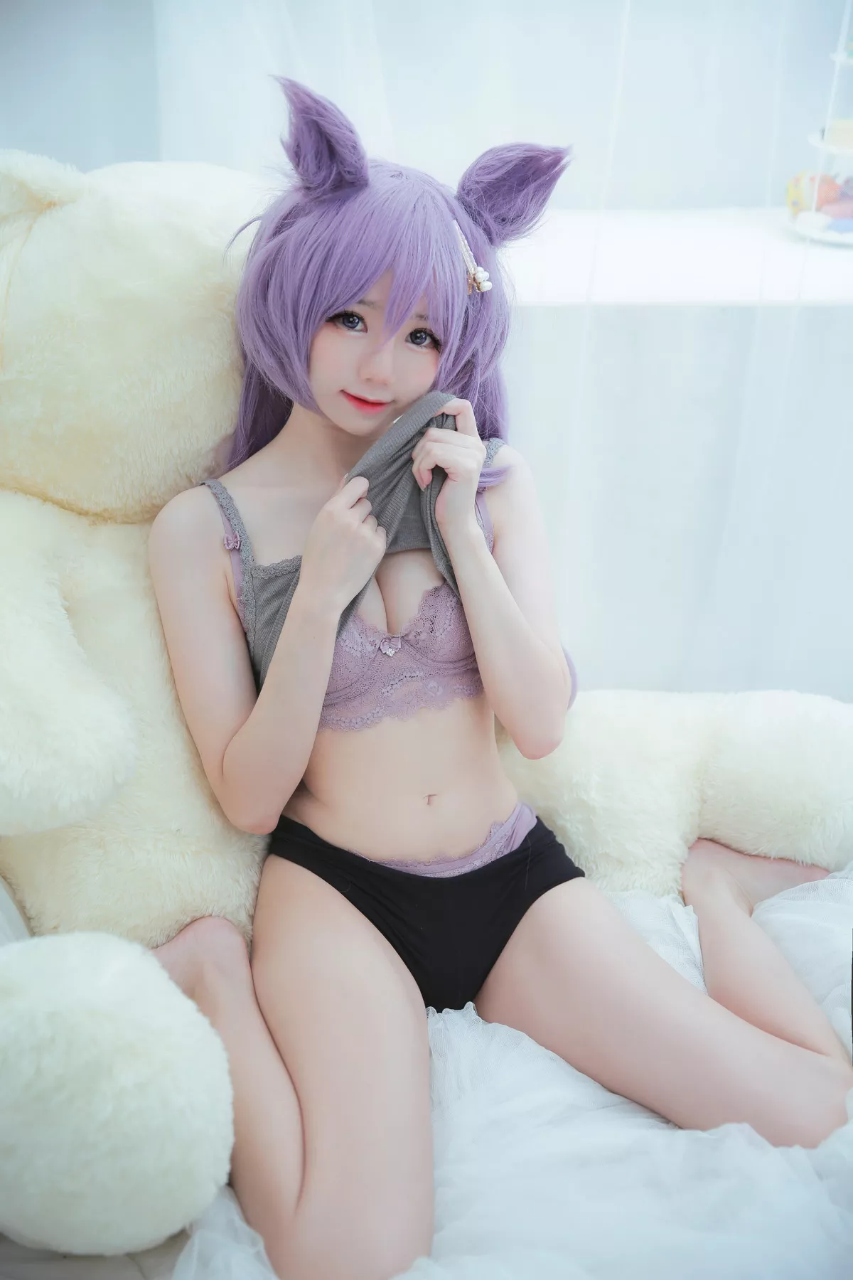 佳人 刻晴 密拍 Keqing 撩人 Cosplay Lingerie Ver. Sally多啦雪