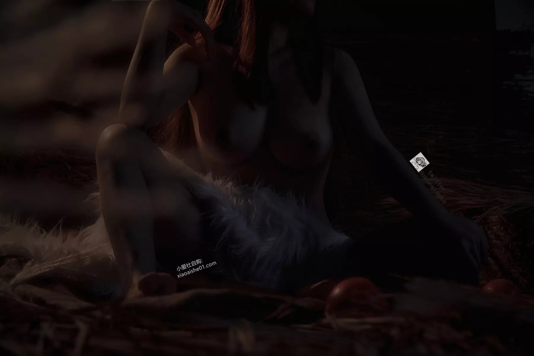 诱惑 Cosplay 赫萝 Holo Hokunaimeko 密拍 丽人