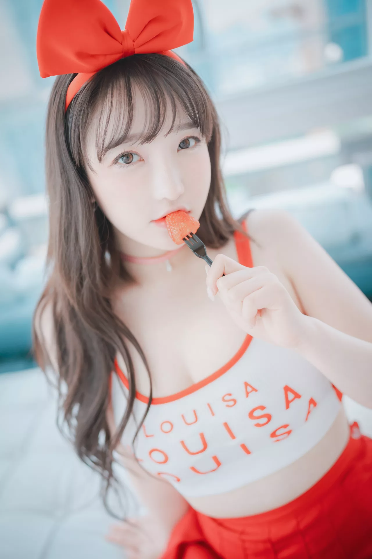 Yeeun【DJAWA 高丽 大佳玩】 Strawbeery 艳模 Son 写真 Girl 全集修正