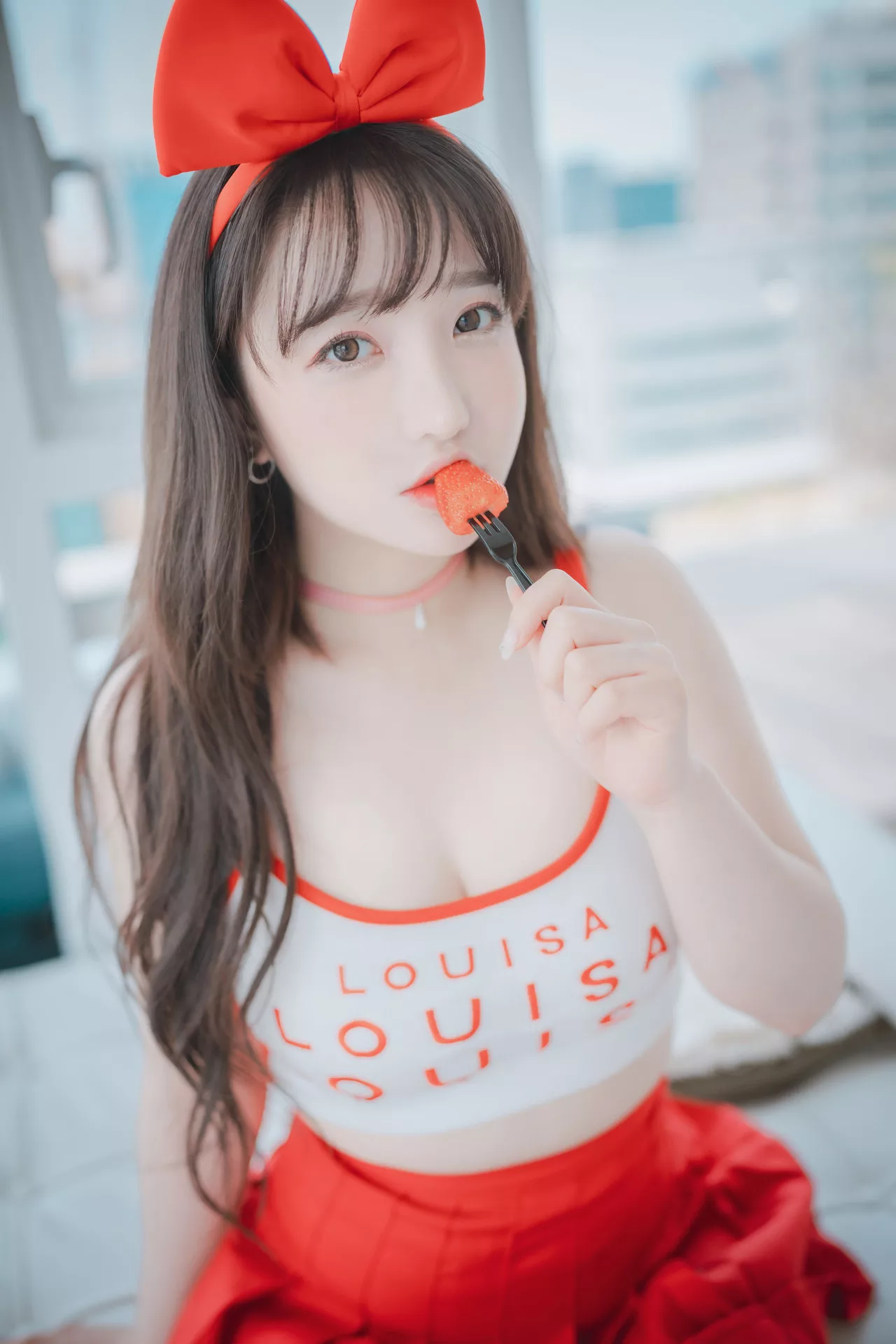 Yeeun【DJAWA 高丽 大佳玩】 Strawbeery 艳模 Son 写真 Girl 全集修正