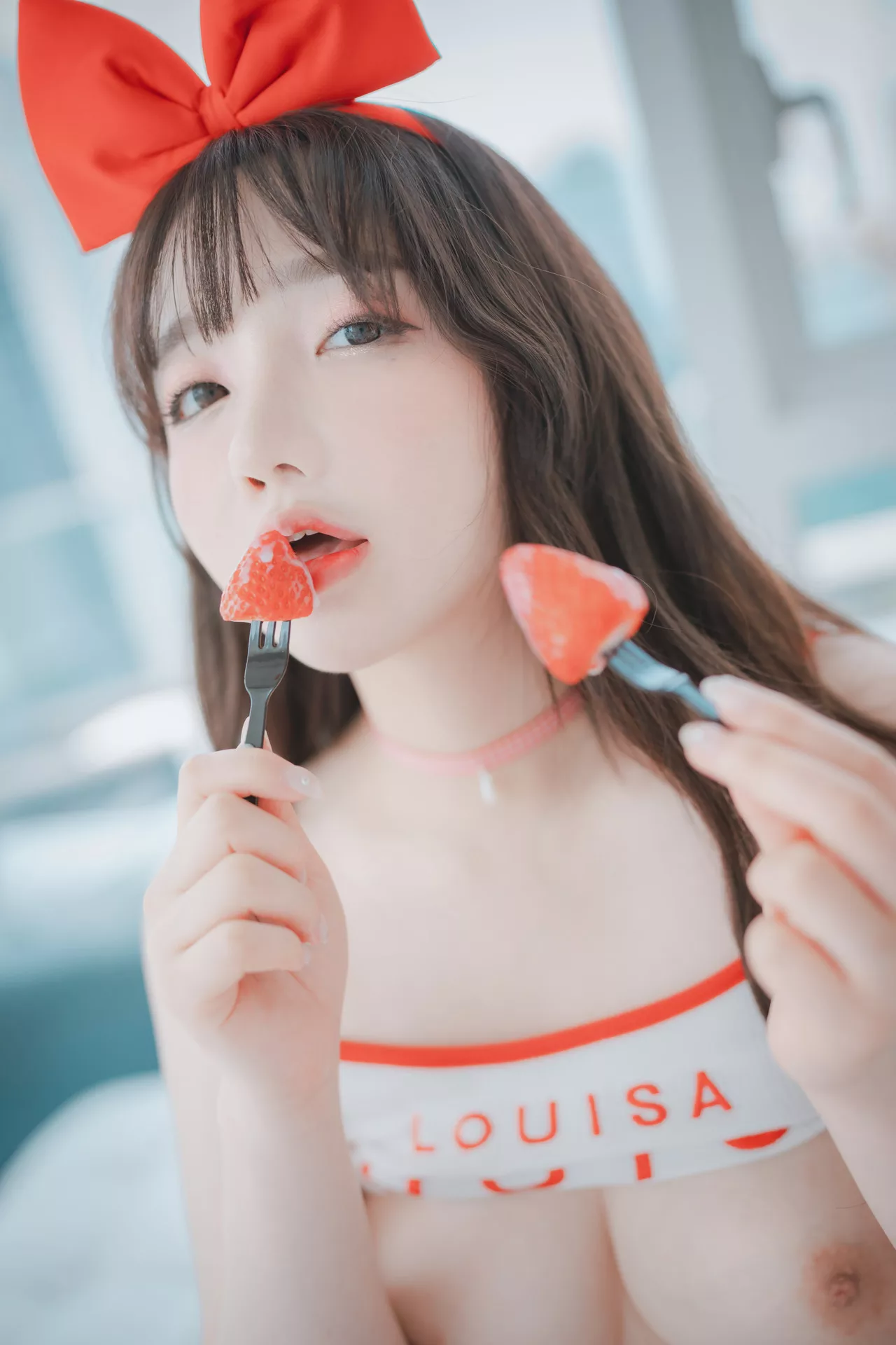 Yeeun【DJAWA 高丽 大佳玩】 Strawbeery 艳模 Son 写真 Girl 全集修正