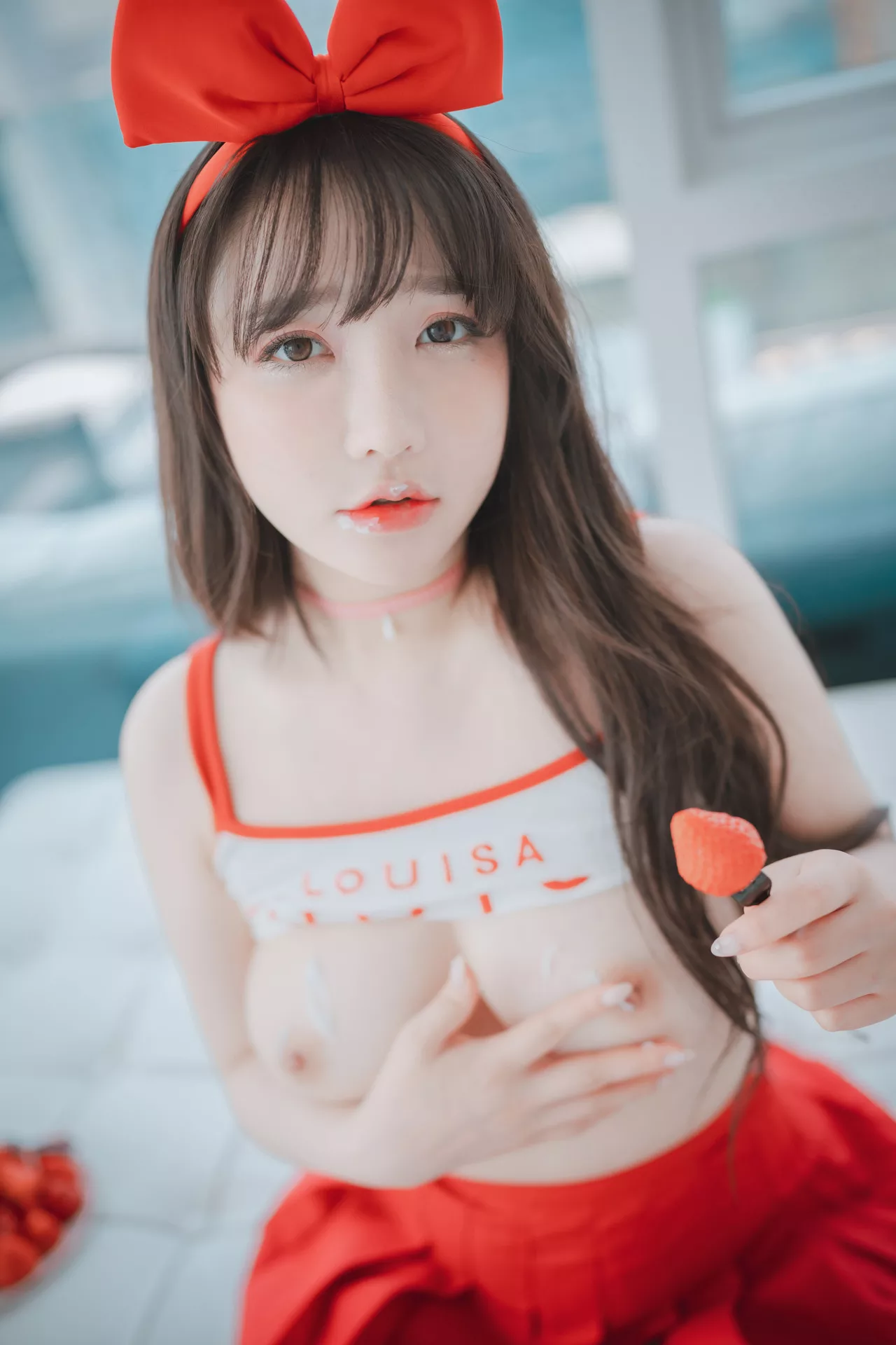 Yeeun【DJAWA 高丽 大佳玩】 Strawbeery 艳模 Son 写真 Girl 全集修正