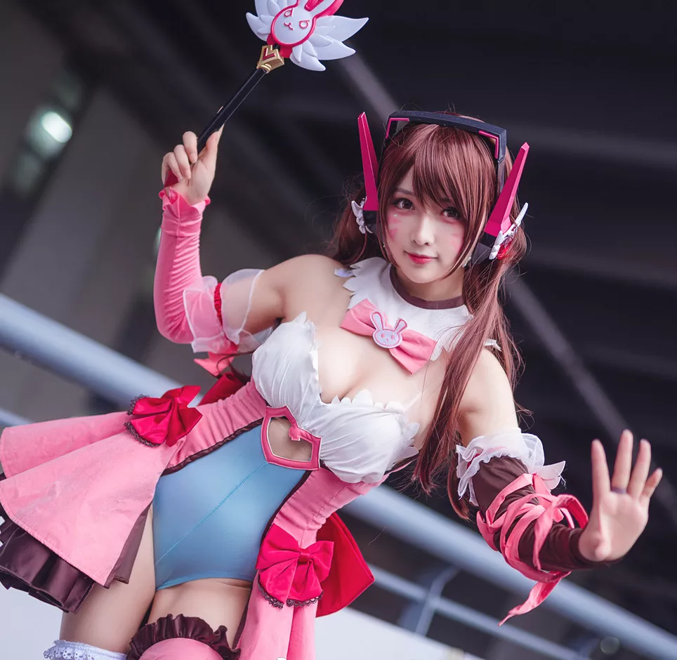 美女 风范 D.Va Magica 只是简言 私摄 Cosplay