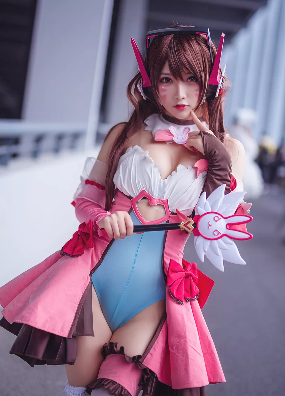 美女 风范 D.Va Magica 只是简言 私摄 Cosplay