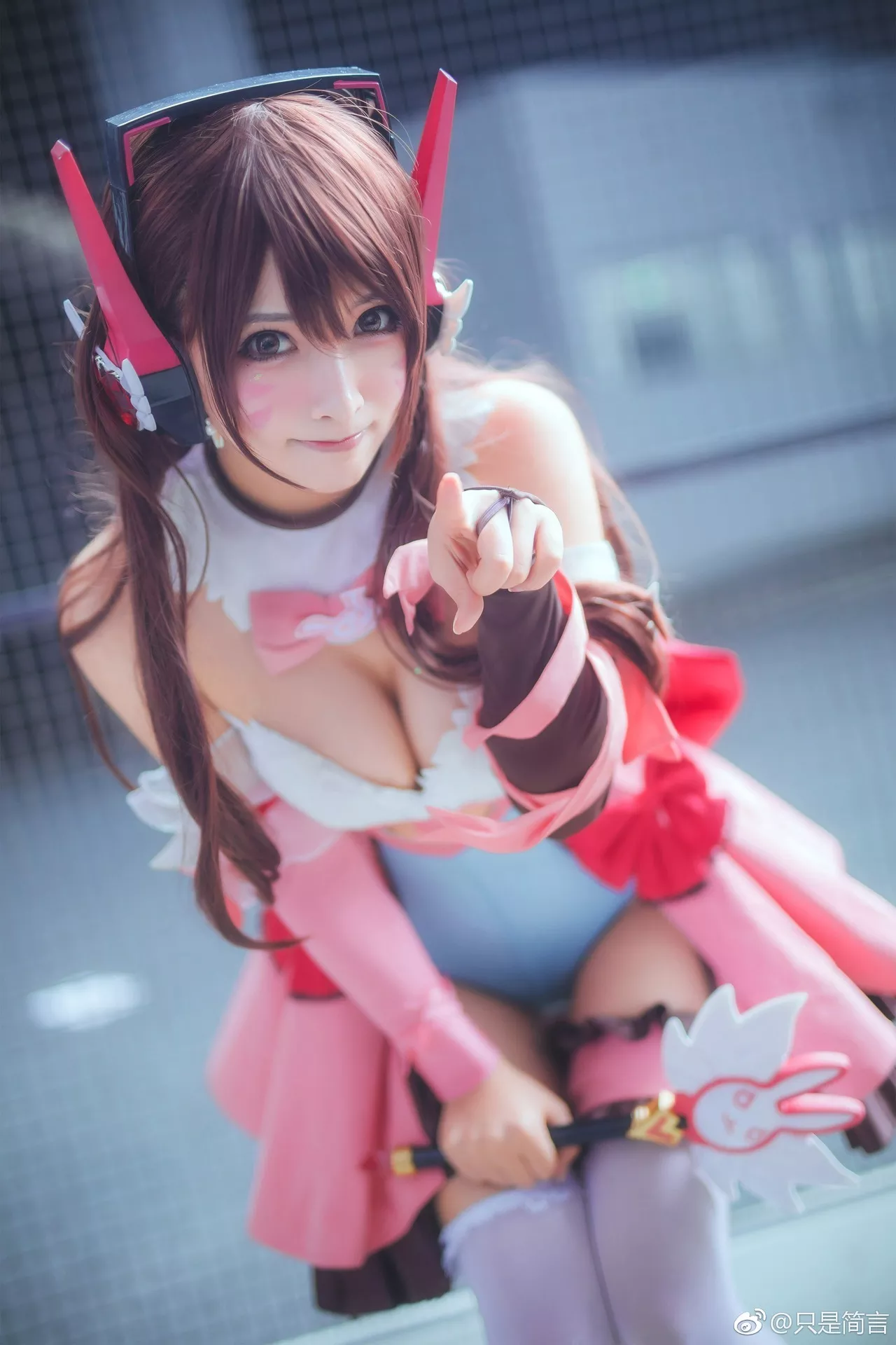 美女 风范 D.Va Magica 只是简言 私摄 Cosplay