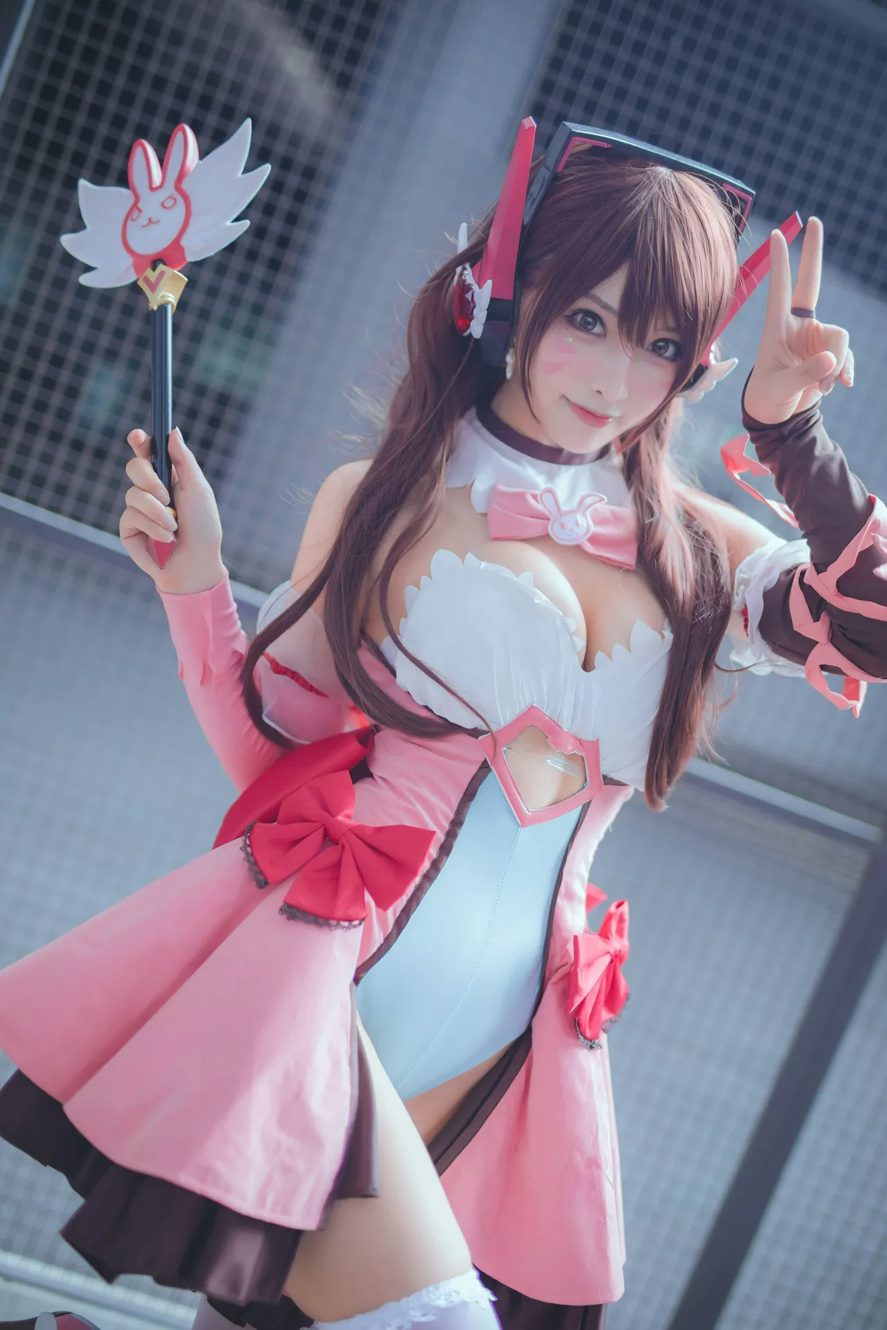 美女 风范 D.Va Magica 只是简言 私摄 Cosplay