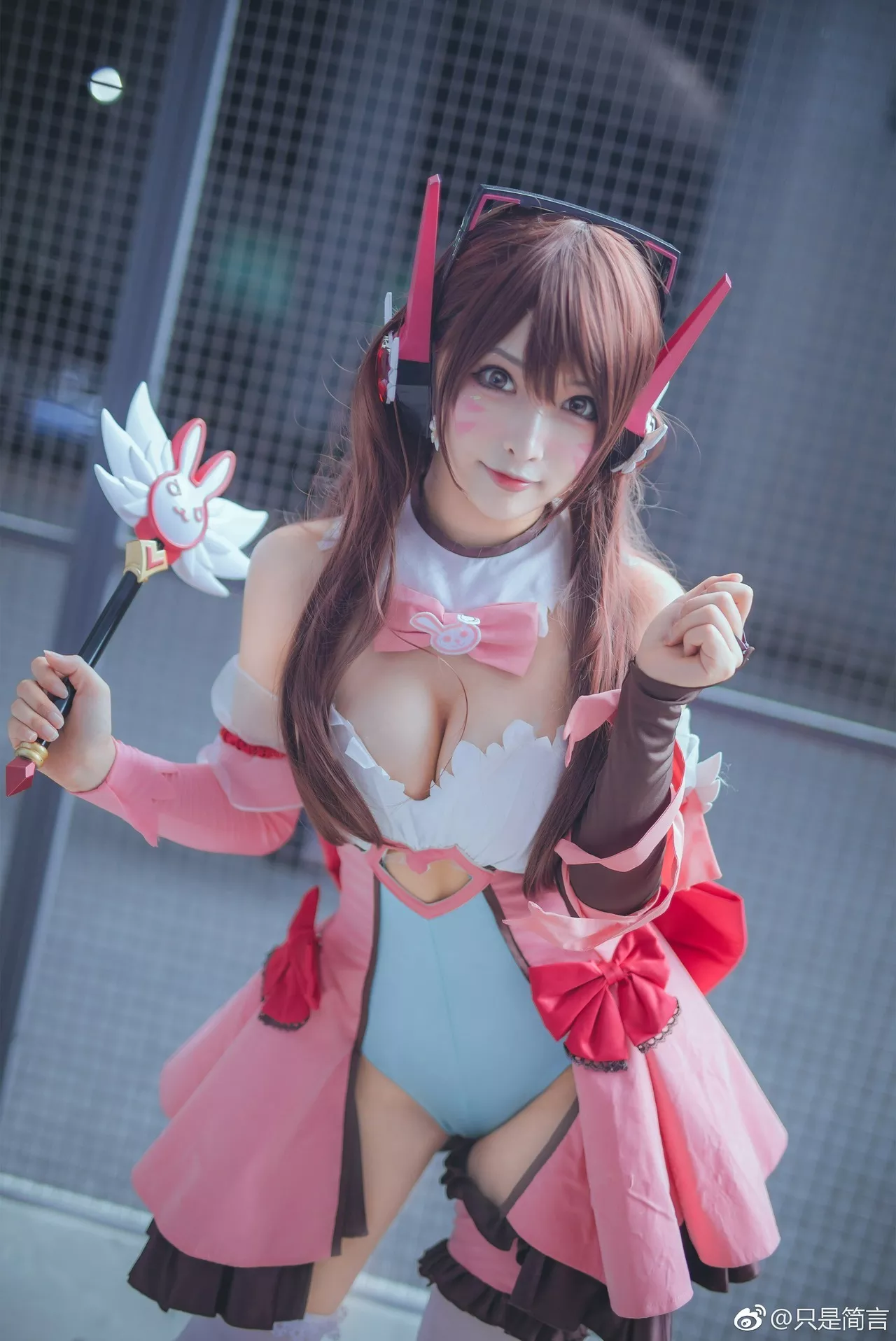 美女 风范 D.Va Magica 只是简言 私摄 Cosplay