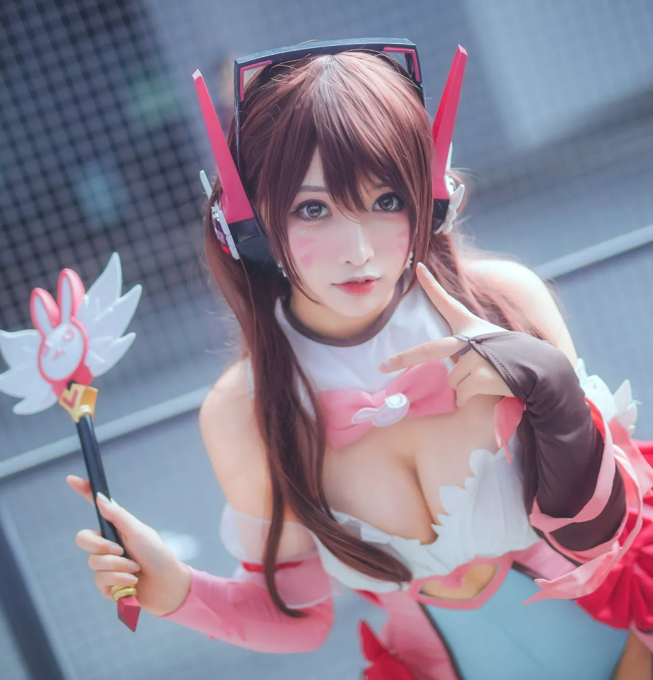 美女 风范 D.Va Magica 只是简言 私摄 Cosplay