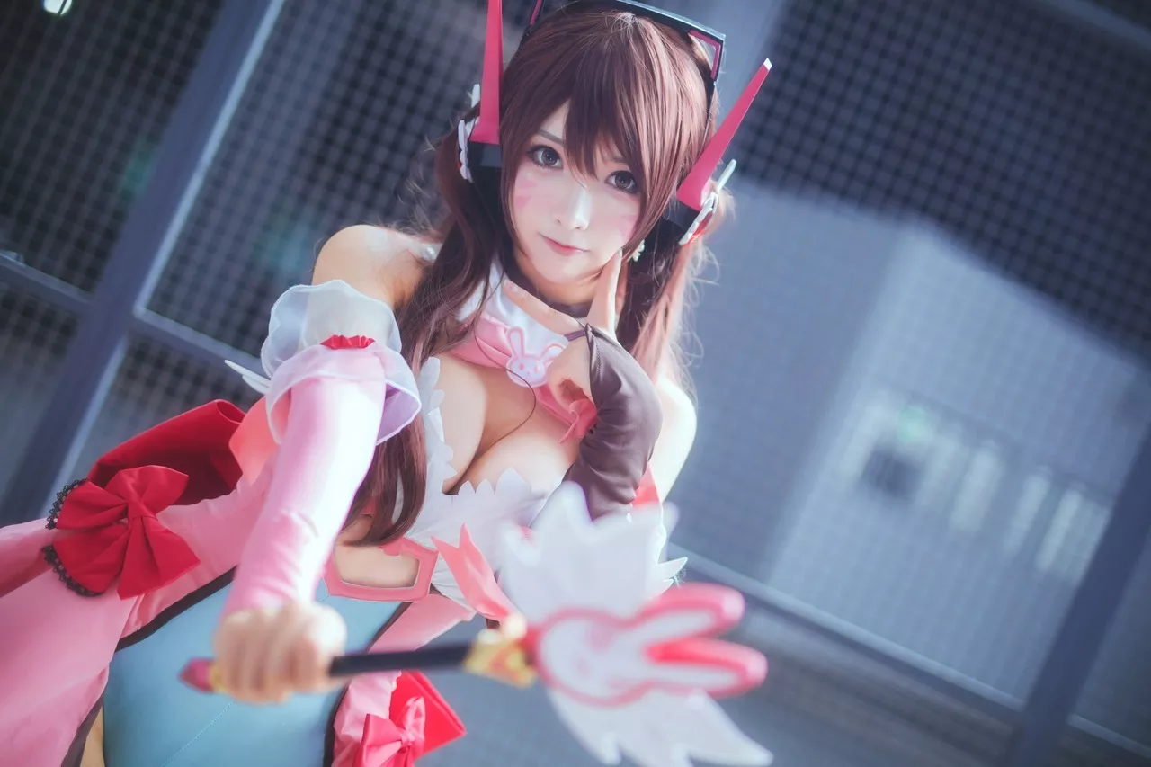 美女 风范 D.Va Magica 只是简言 私摄 Cosplay