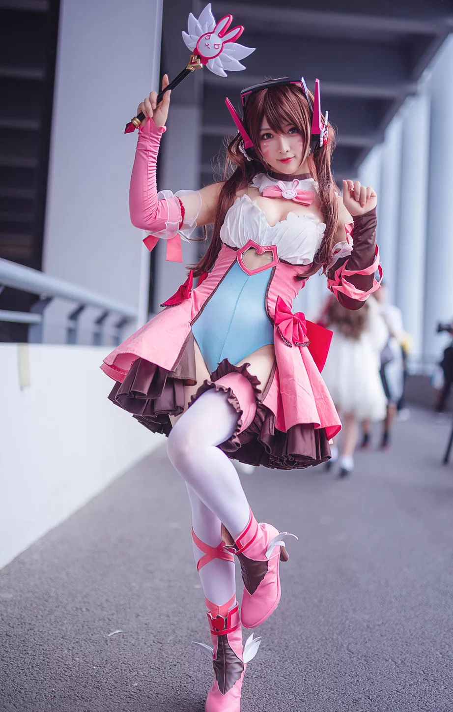 美女 风范 D.Va Magica 只是简言 私摄 Cosplay