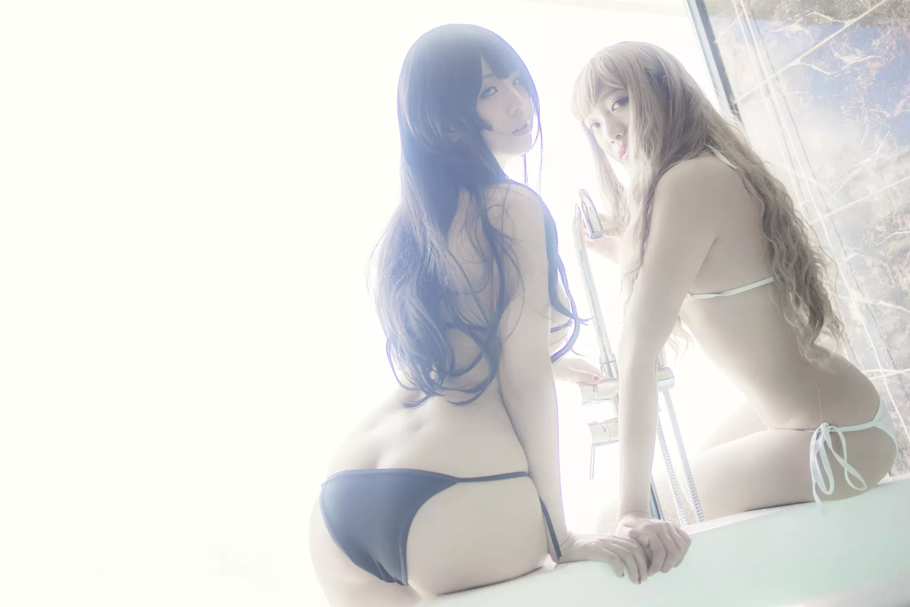 私摄 黑白配 小何正妹 Cosplay 美女 撩人