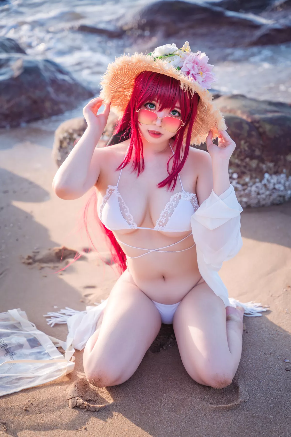 私拍 Ganlory Cosplay 絮库夫泳服 诱惑 啊日日 美女