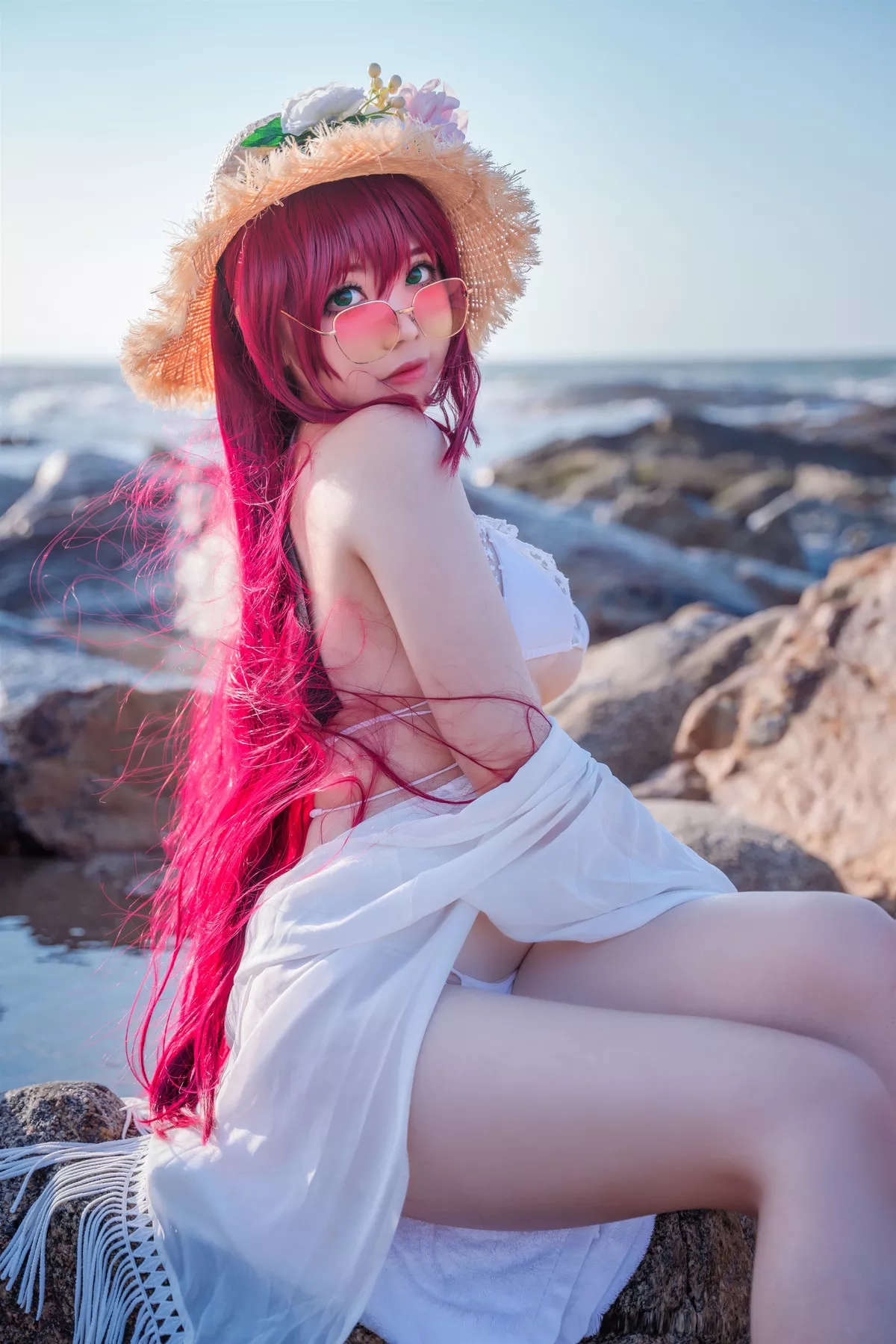私拍 Ganlory Cosplay 絮库夫泳服 诱惑 啊日日 美女