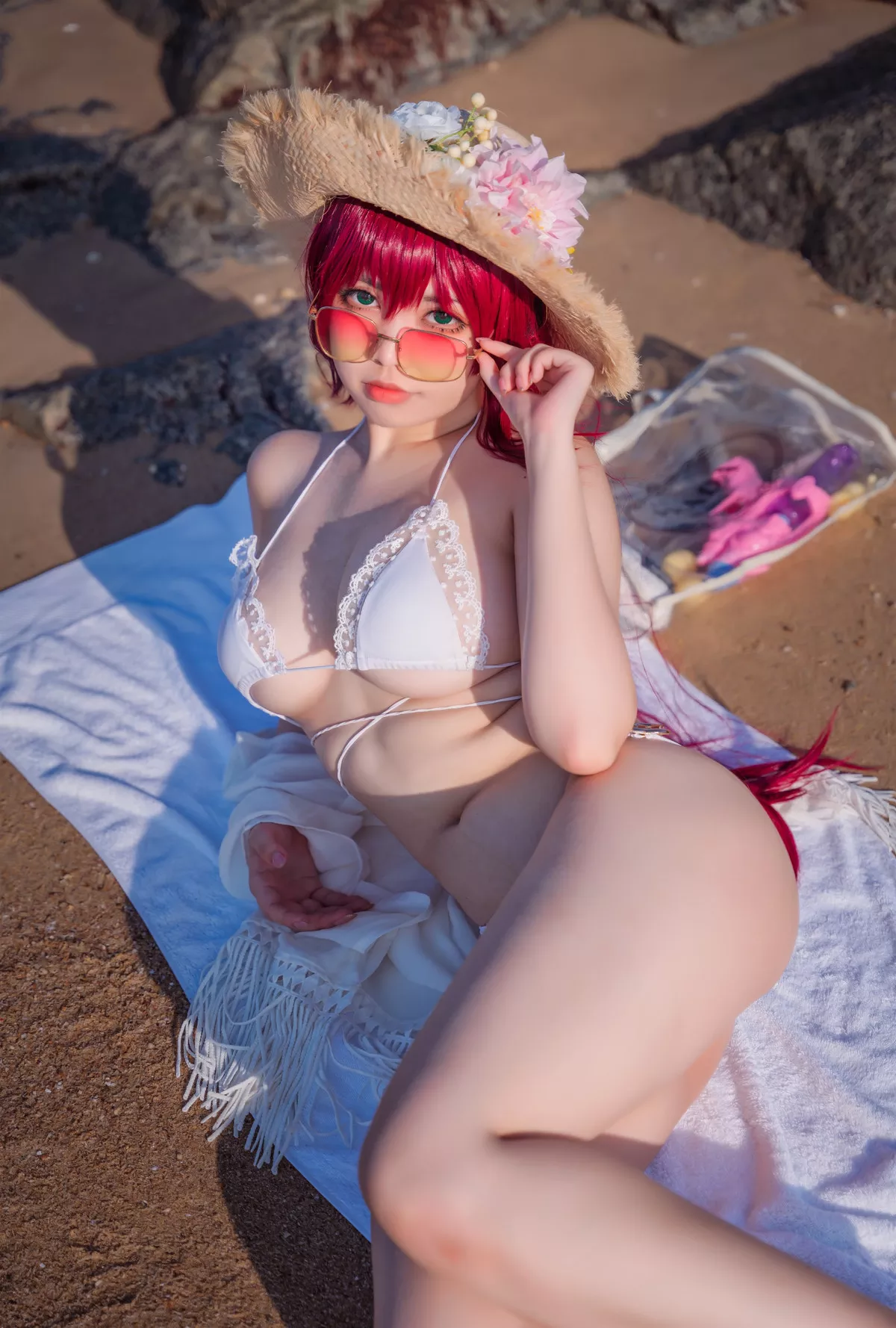 私拍 Ganlory Cosplay 絮库夫泳服 诱惑 啊日日 美女
