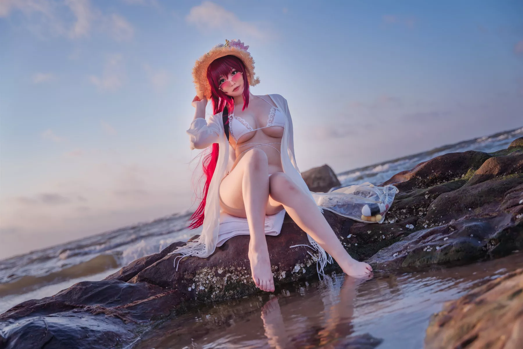 私拍 Ganlory Cosplay 絮库夫泳服 诱惑 啊日日 美女