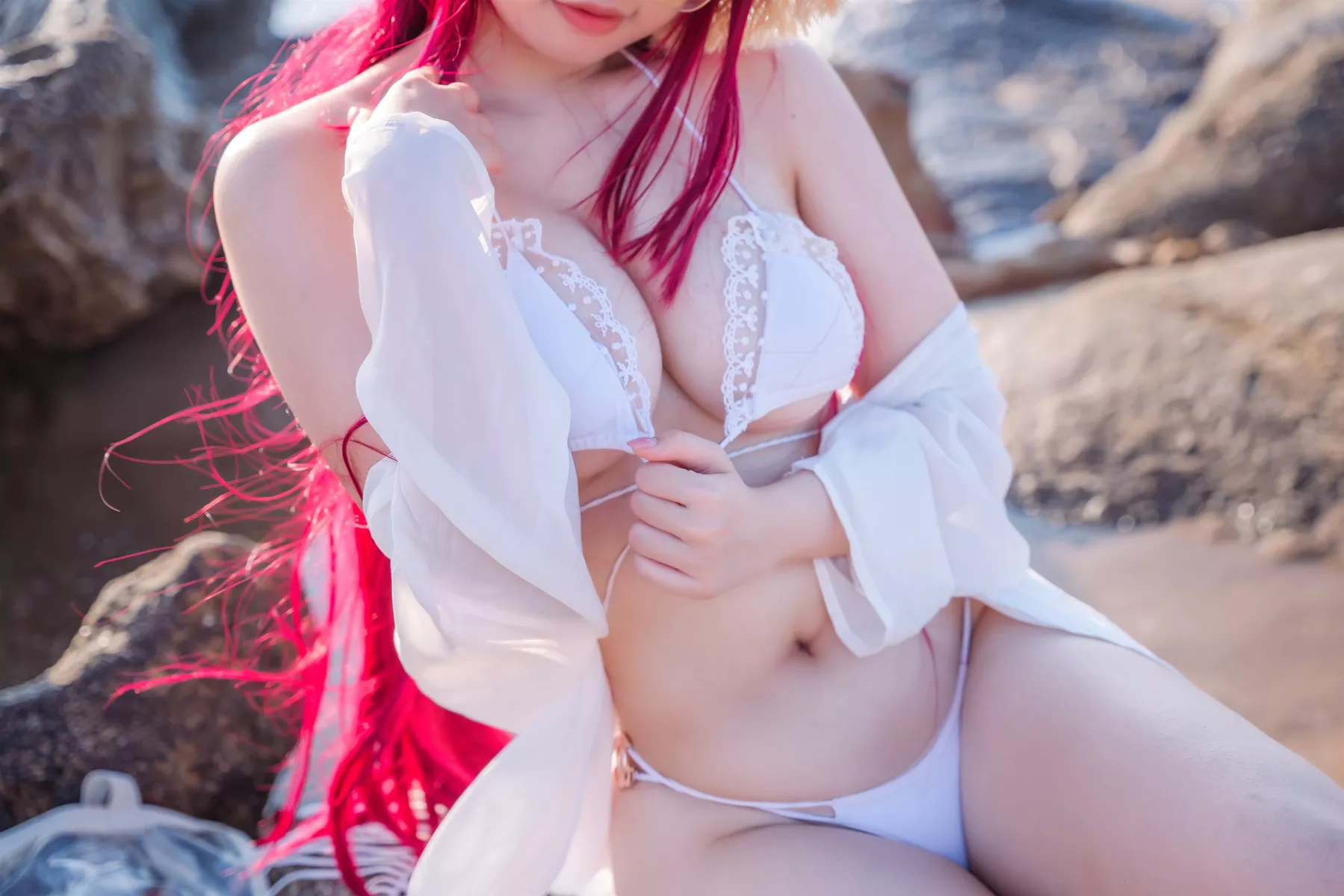 私拍 Ganlory Cosplay 絮库夫泳服 诱惑 啊日日 美女