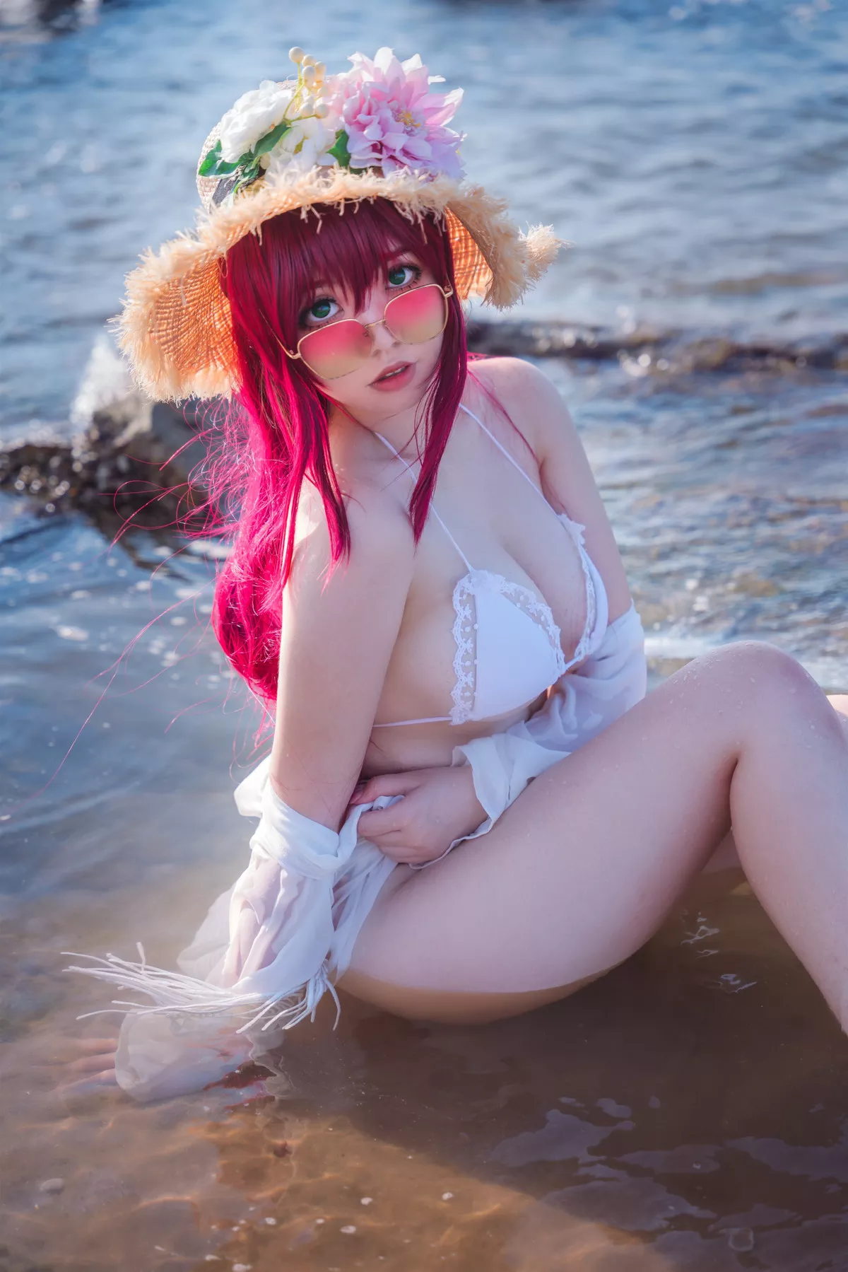 私拍 Ganlory Cosplay 絮库夫泳服 诱惑 啊日日 美女