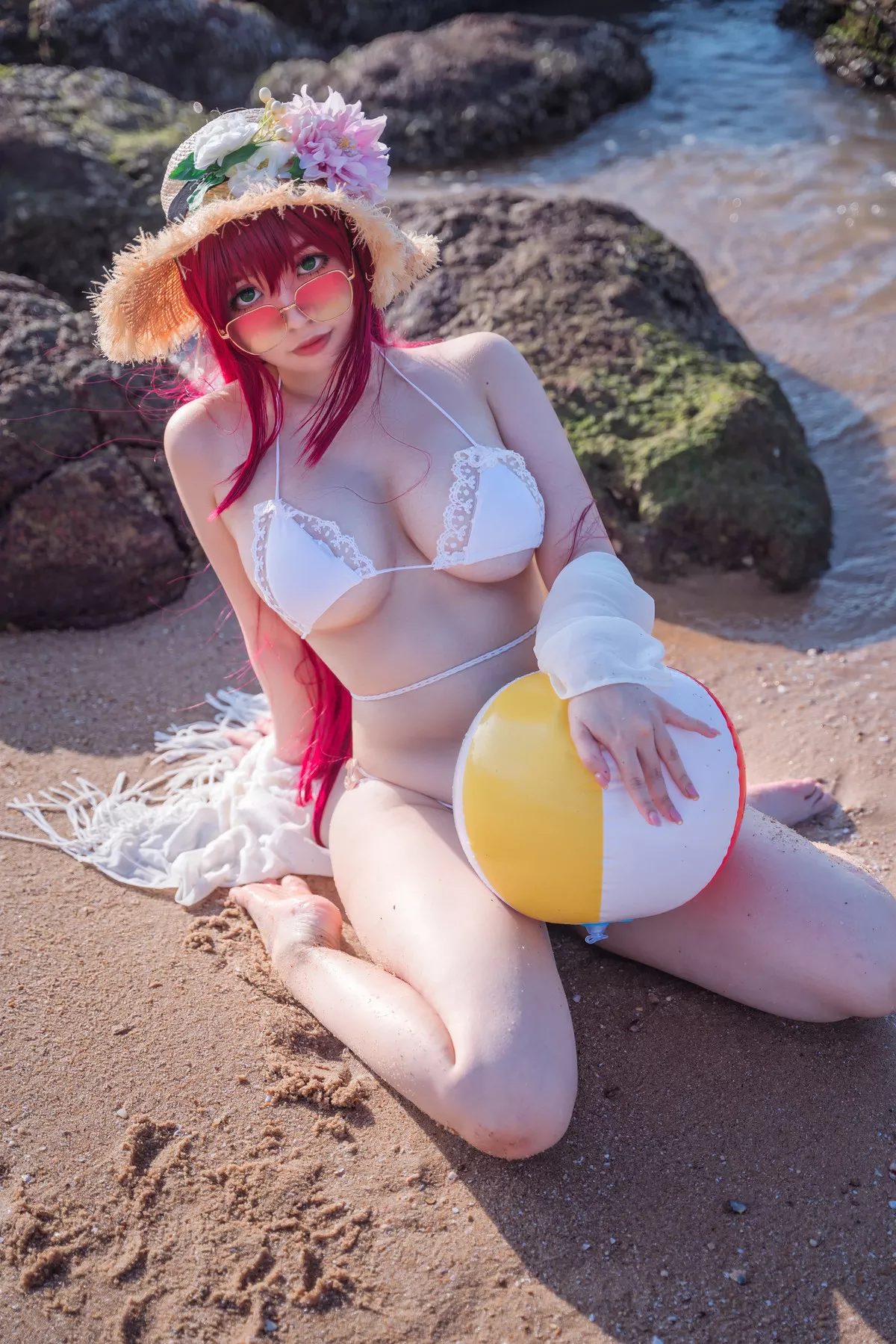 私拍 Ganlory Cosplay 絮库夫泳服 诱惑 啊日日 美女