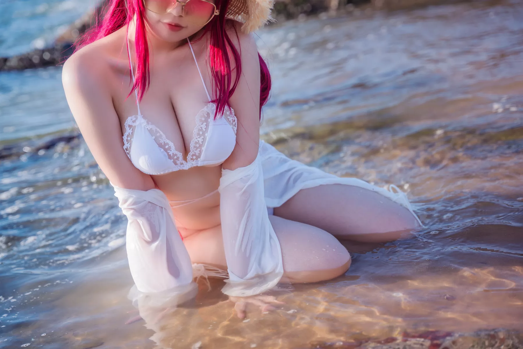 私拍 Ganlory Cosplay 絮库夫泳服 诱惑 啊日日 美女
