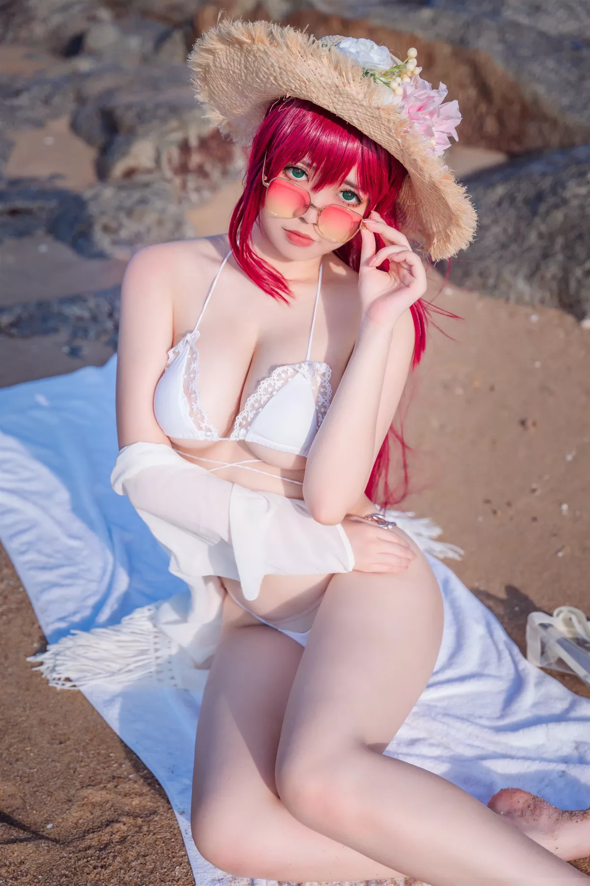 私拍 Ganlory Cosplay 絮库夫泳服 诱惑 啊日日 美女