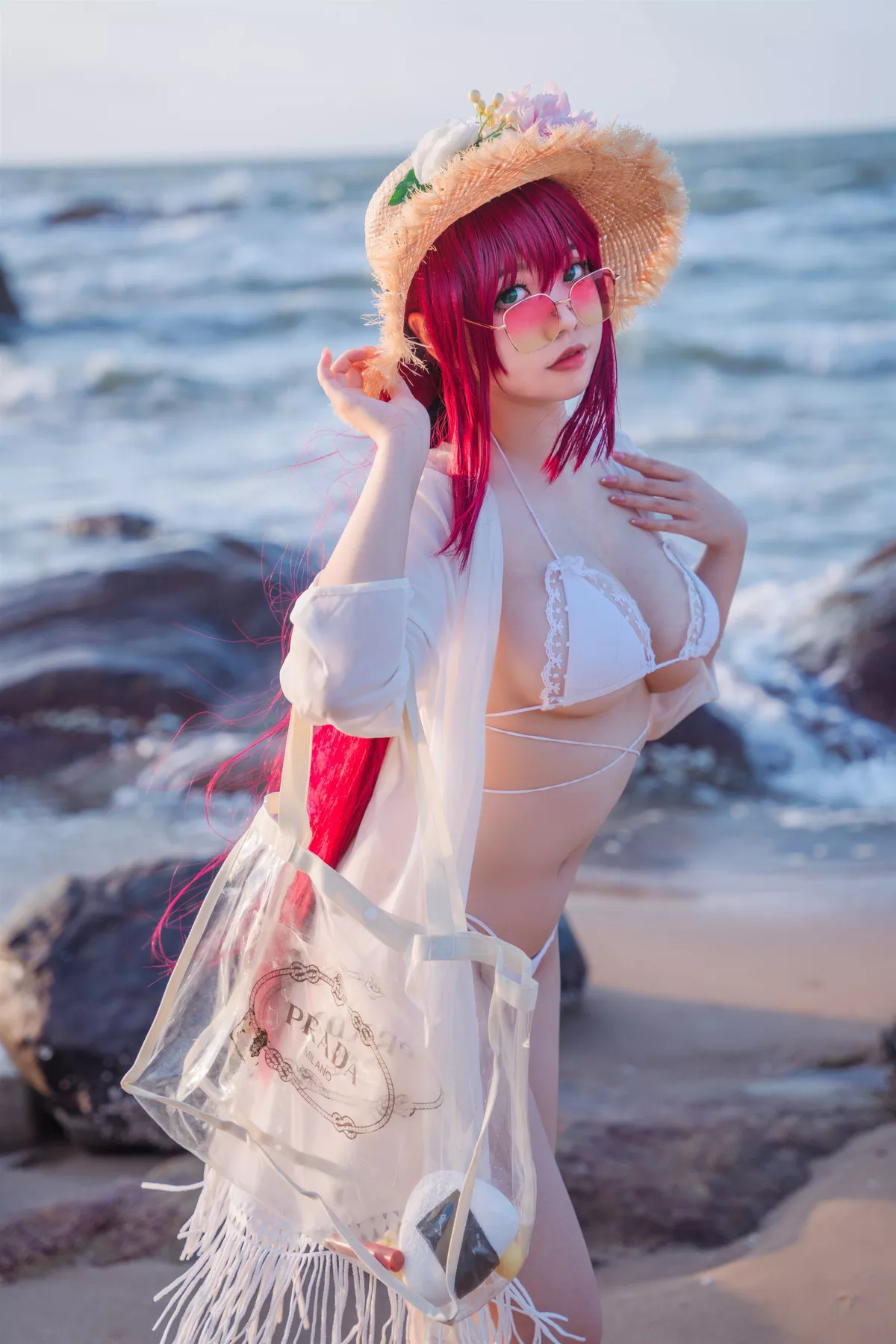 私拍 Ganlory Cosplay 絮库夫泳服 诱惑 啊日日 美女