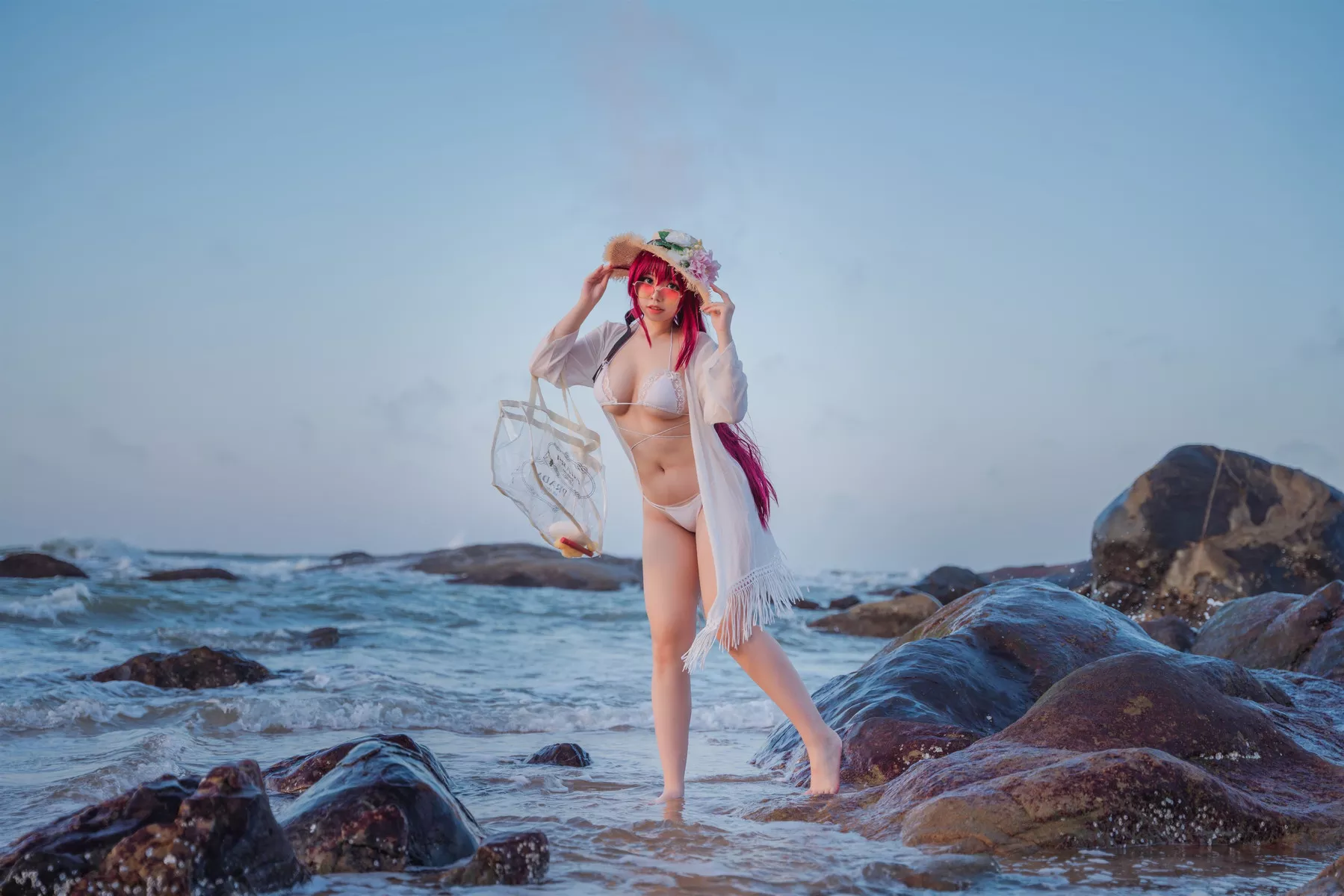 私拍 Ganlory Cosplay 絮库夫泳服 诱惑 啊日日 美女