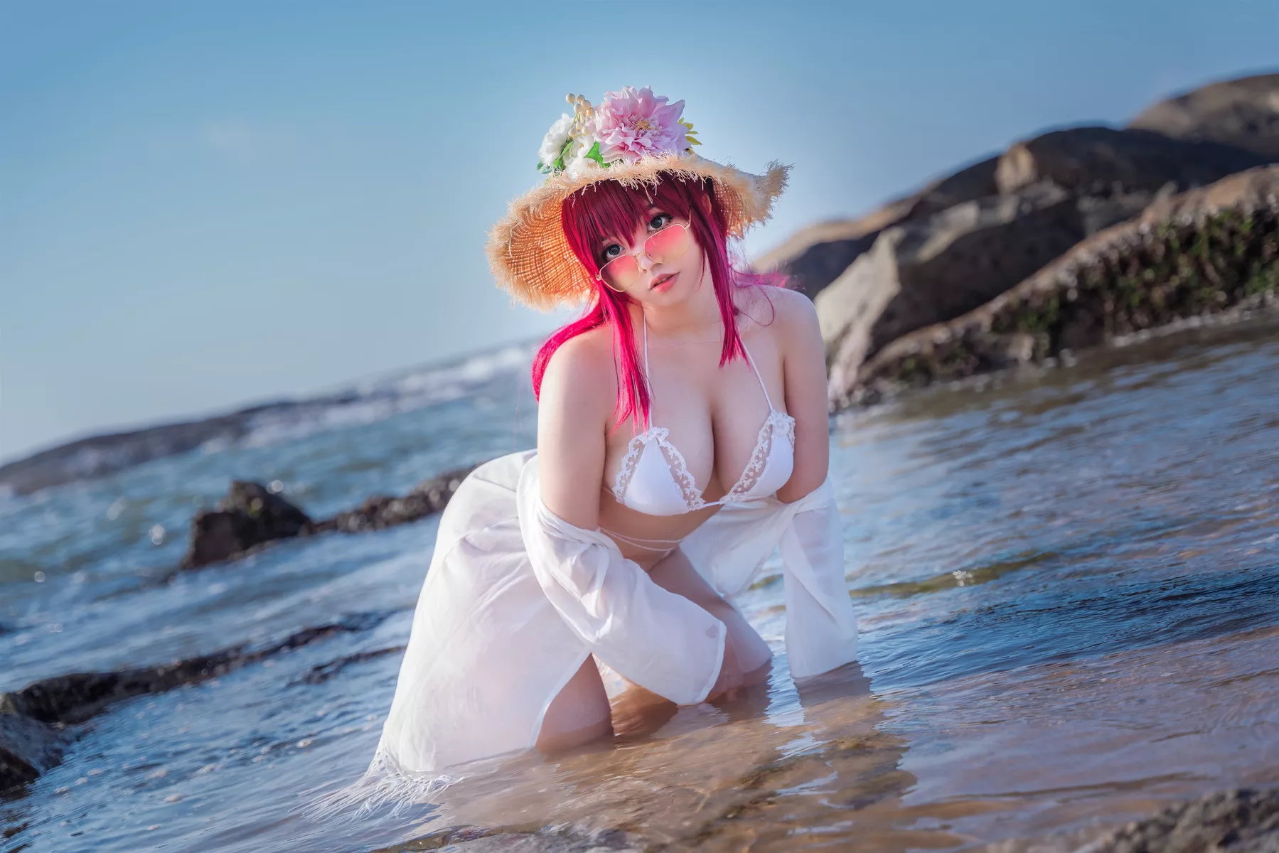 私拍 Ganlory Cosplay 絮库夫泳服 诱惑 啊日日 美女