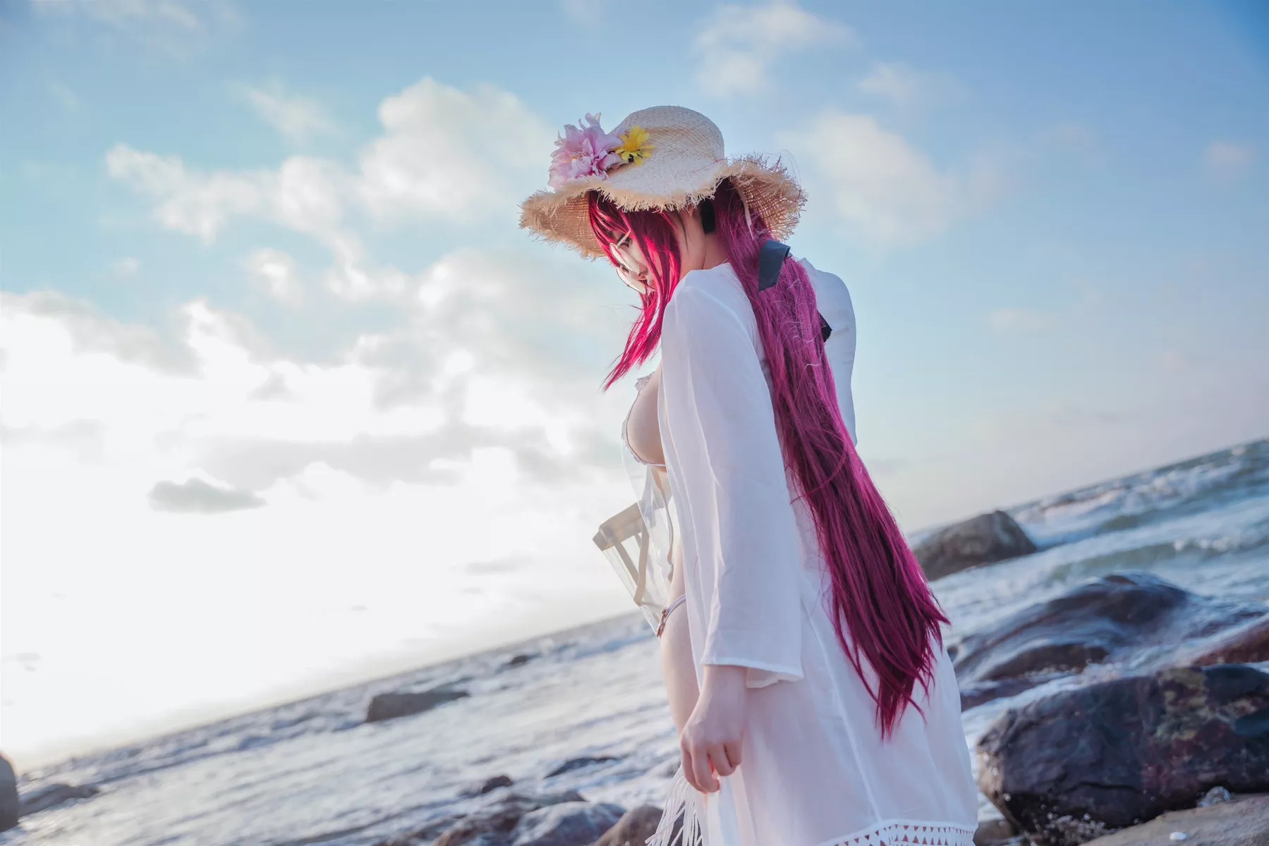 私拍 Ganlory Cosplay 絮库夫泳服 诱惑 啊日日 美女
