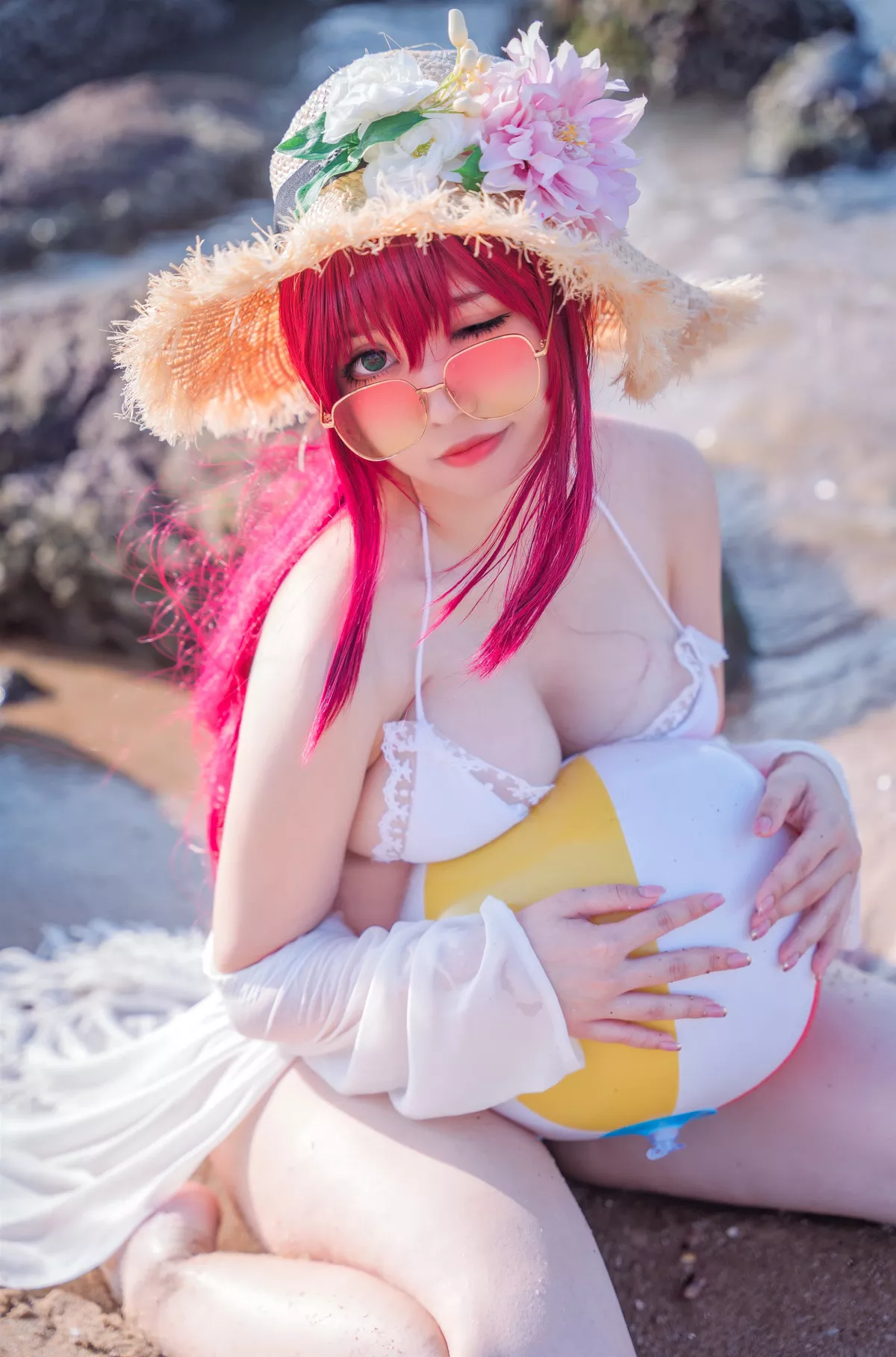 私拍 Ganlory Cosplay 絮库夫泳服 诱惑 啊日日 美女