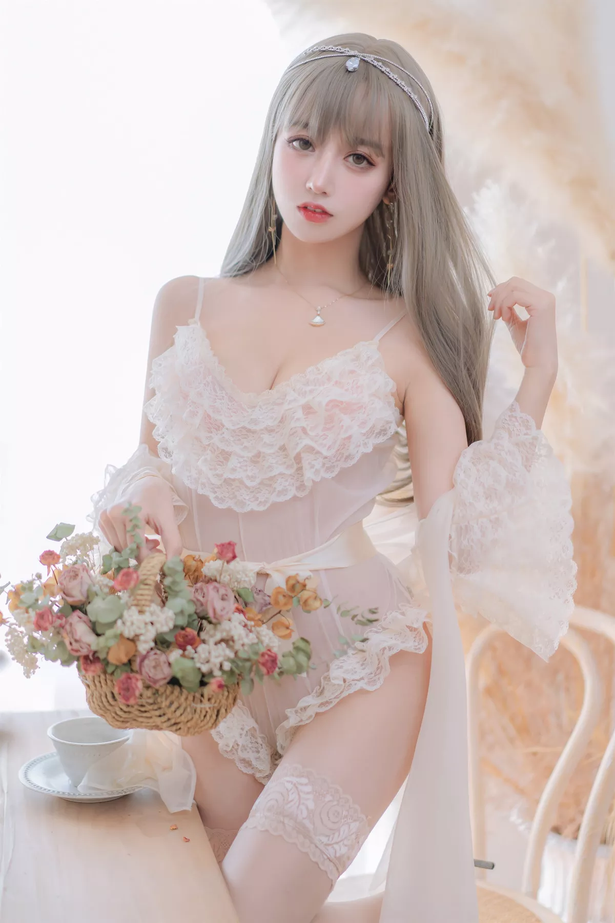美女 凡尔赛公主 斗鱼米线线sama写真 Cosplay