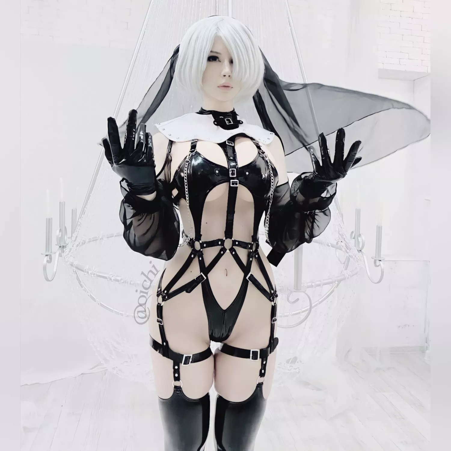 Automata 佳人 Nier Chan】 2B Cosplay 福利 【Oichi Nun